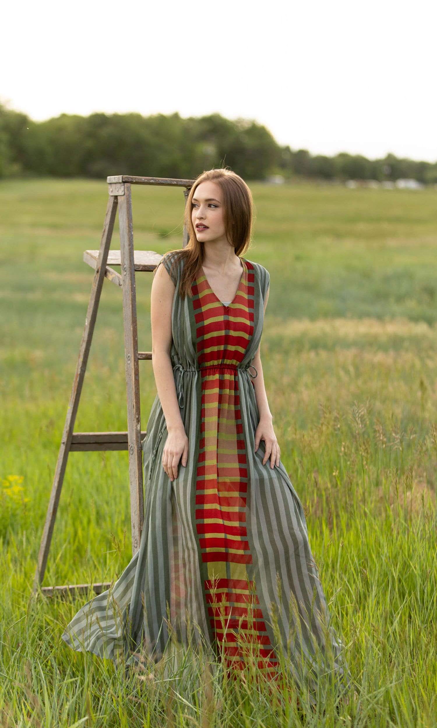 Conditions Apply One of the Best in the World Side Tie Maxi Dress