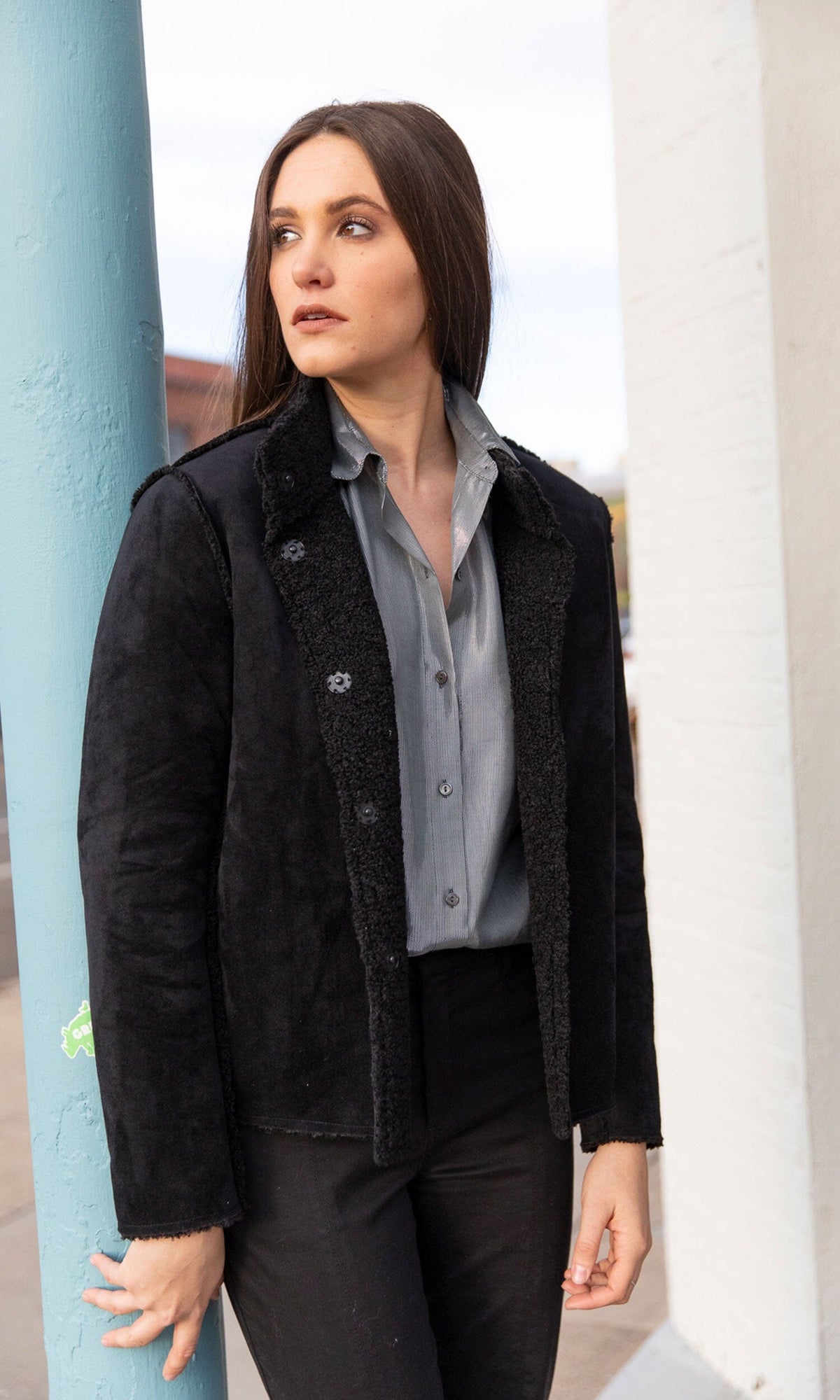 Velvet by Graham &amp; Spencer Chatlie Reversible Faux Sherpa Jacket