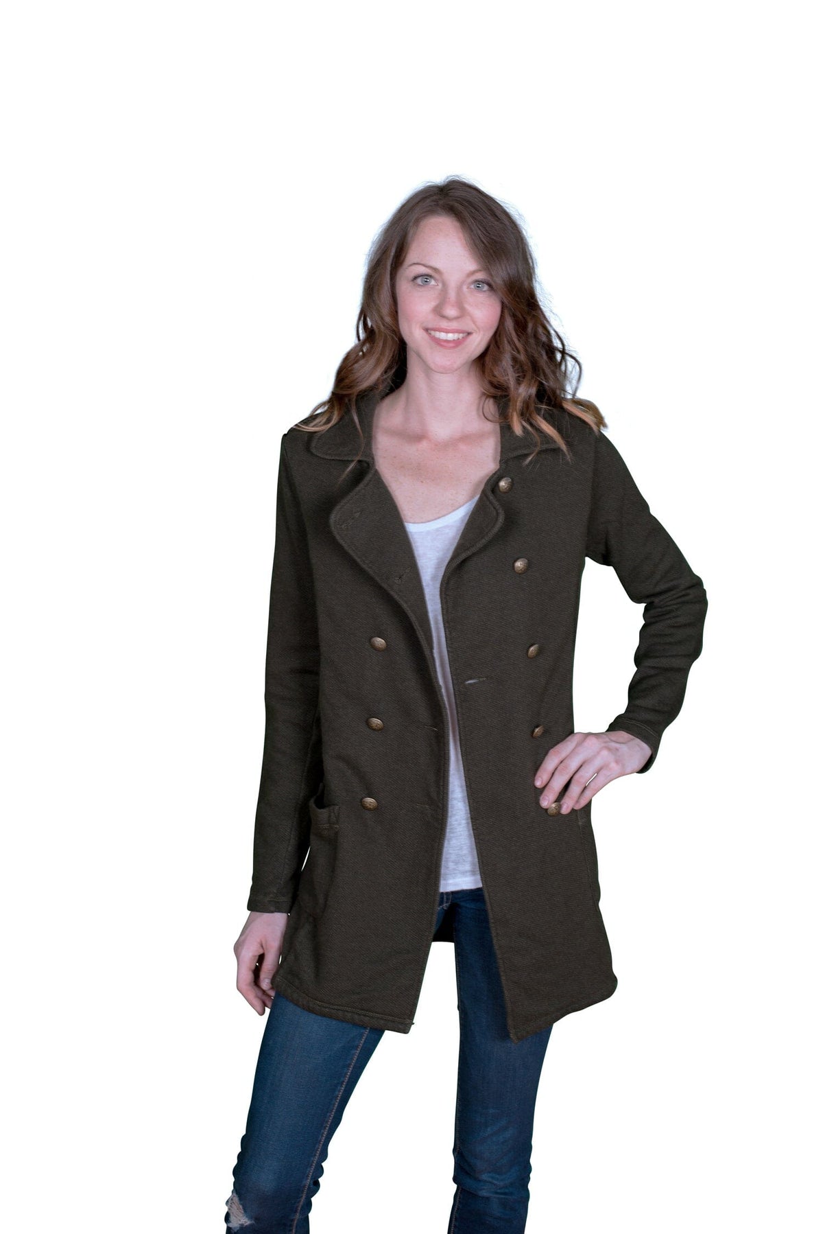 Velvet by Graham &amp; Spencer Hadarah Military Peacoat