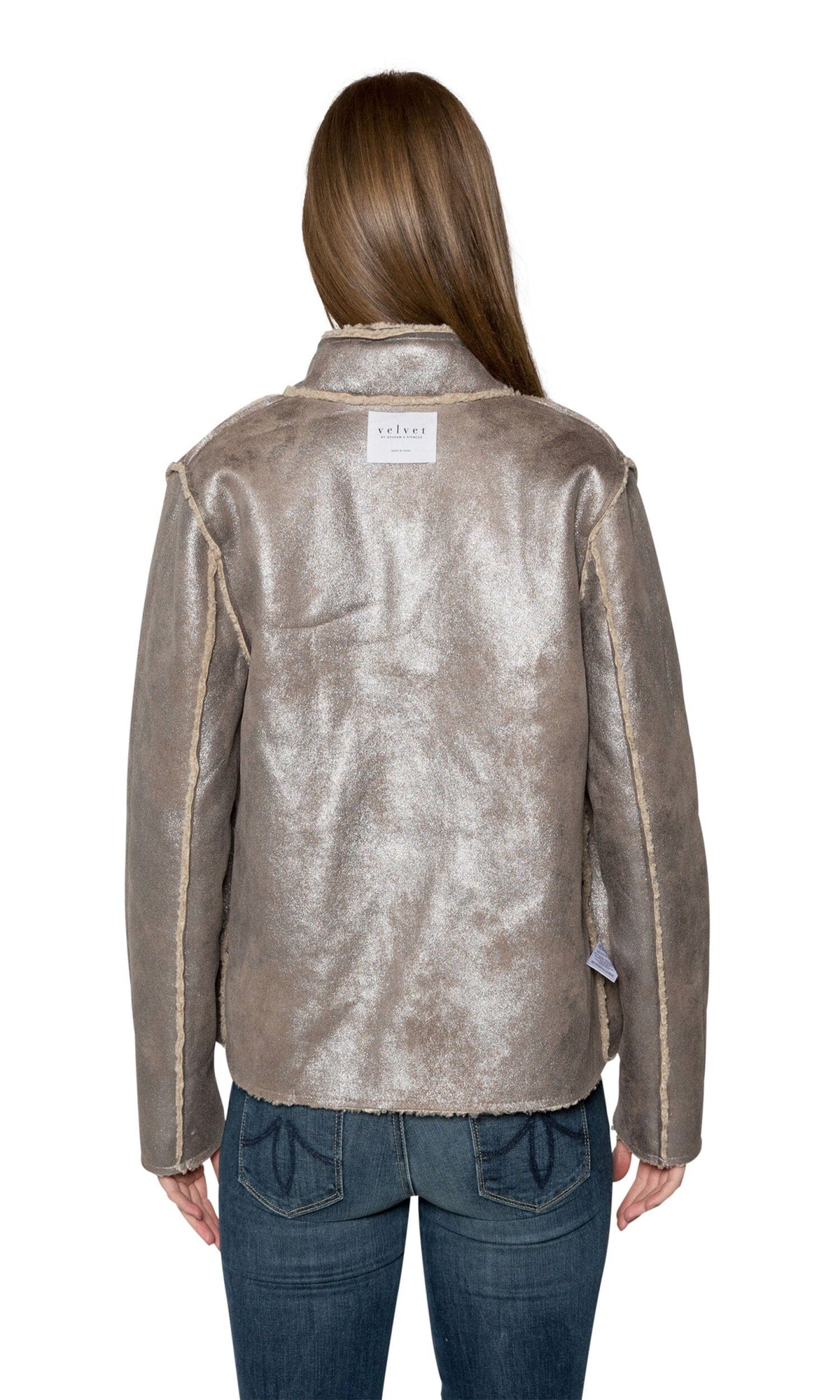 Velvet by Graham &amp; Spencer Chatlie Reversible Faux Sherpa Jacket