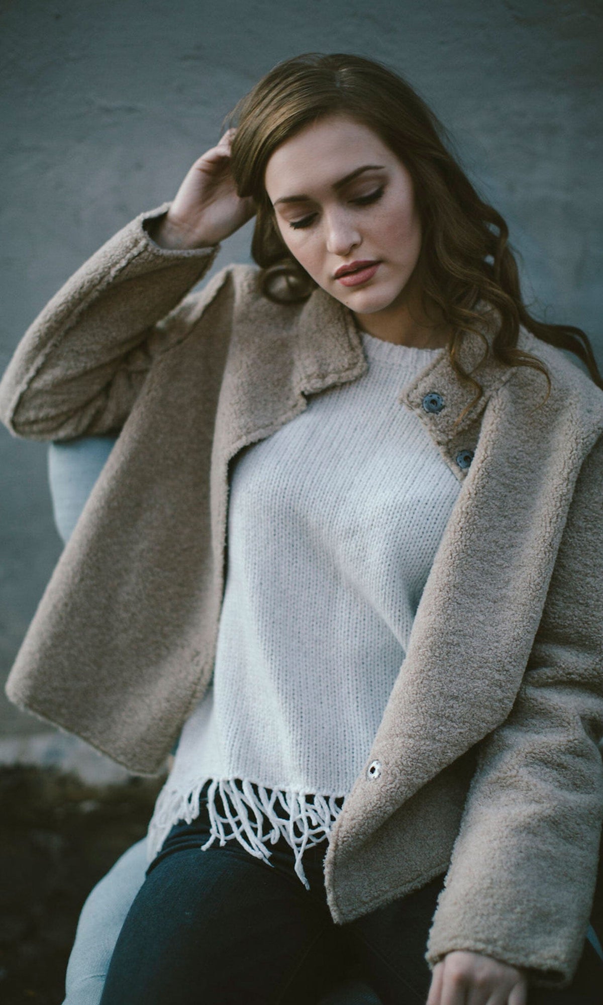 Velvet by Graham &amp; Spencer Chatlie Reversible Faux Sherpa Jacket