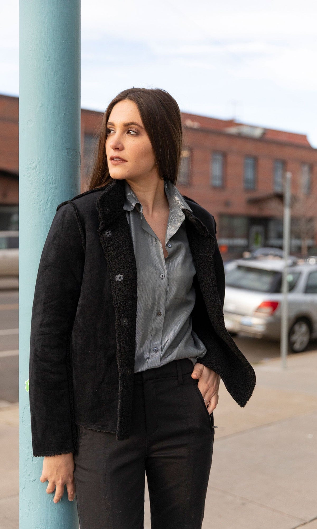 Velvet by Graham &amp; Spencer Chatlie Reversible Faux Sherpa Jacket