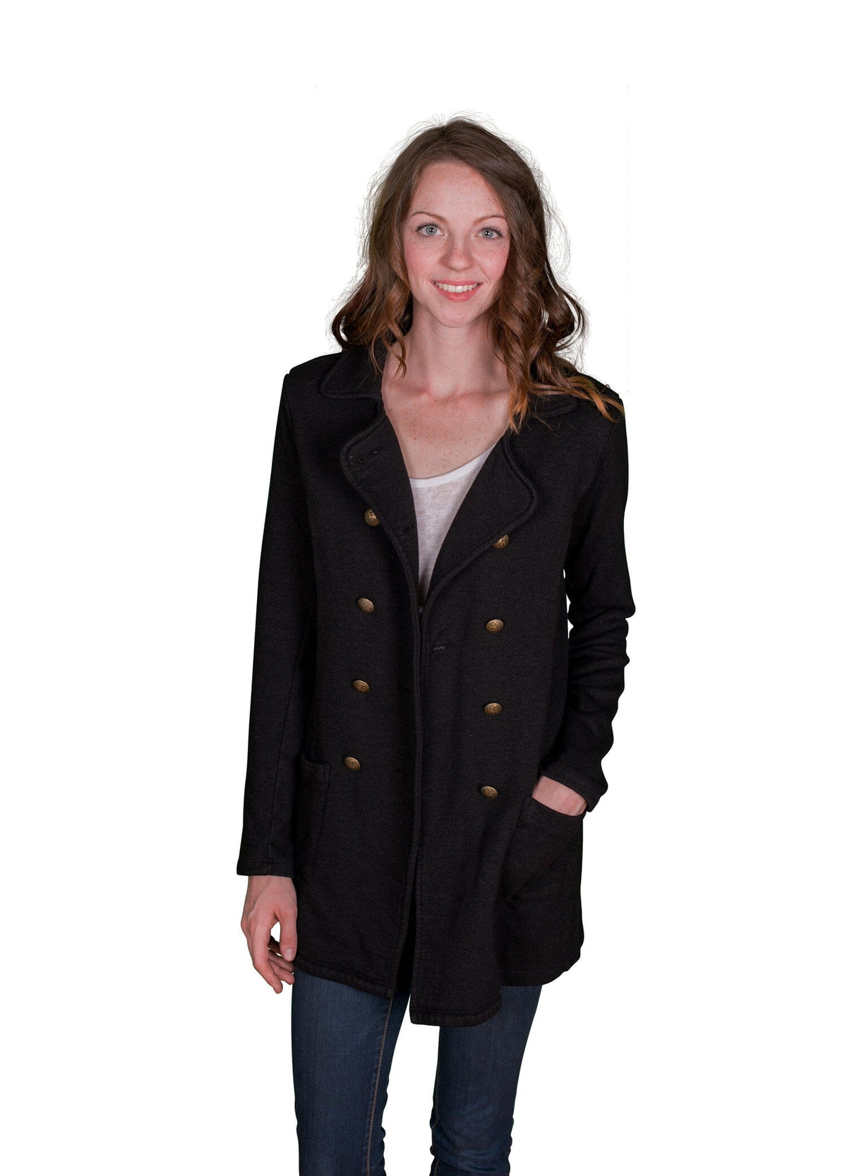 Velvet by Graham &amp; Spencer Hadarah Military Peacoat