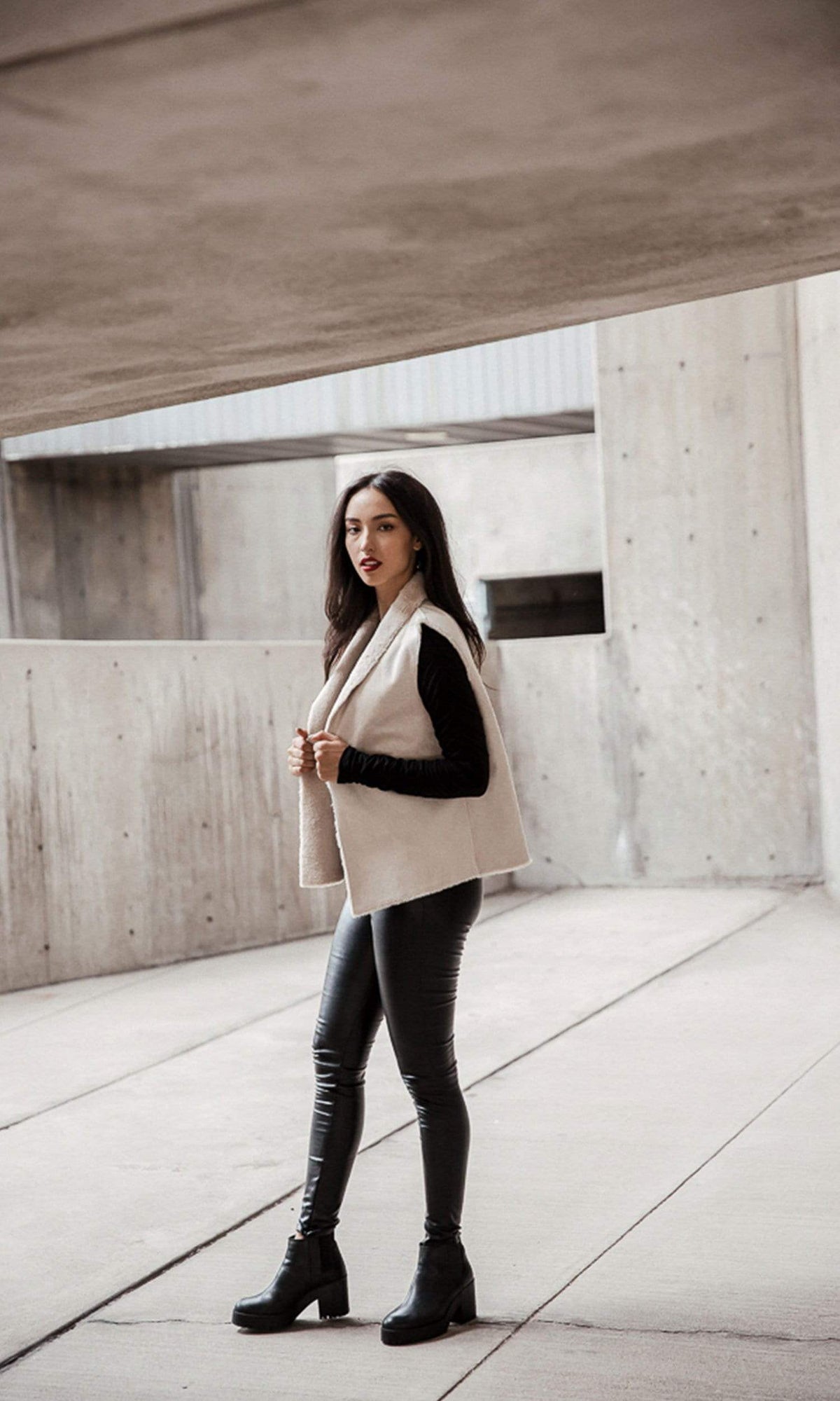 Velvet by Graham &amp; Spencer Yvette Lux Faux Fur Vest