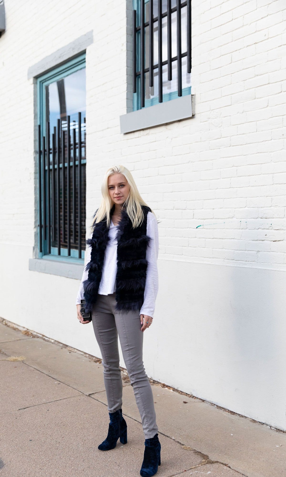 Love Token Alessa Faux Fur Vest