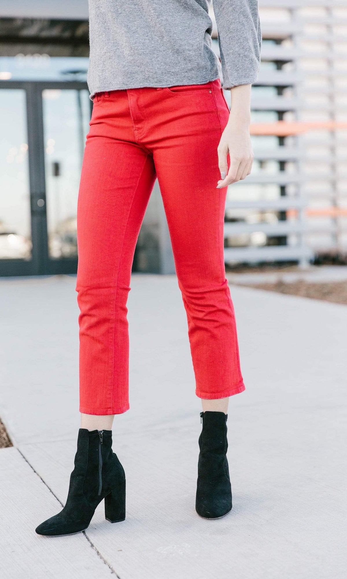 Velvet by Graham &amp; Spencer Kate High Rise Crop Denim