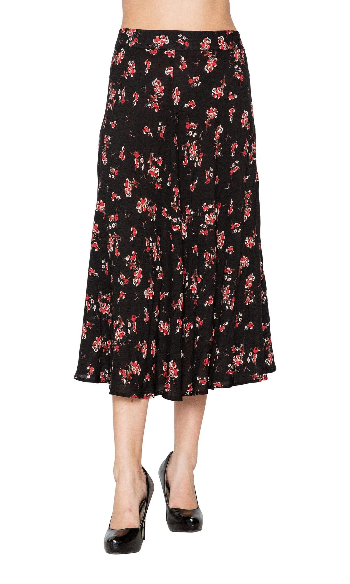 Velvet by Graham &amp; Spencer Nalani Floral Printed Midi Skirt
