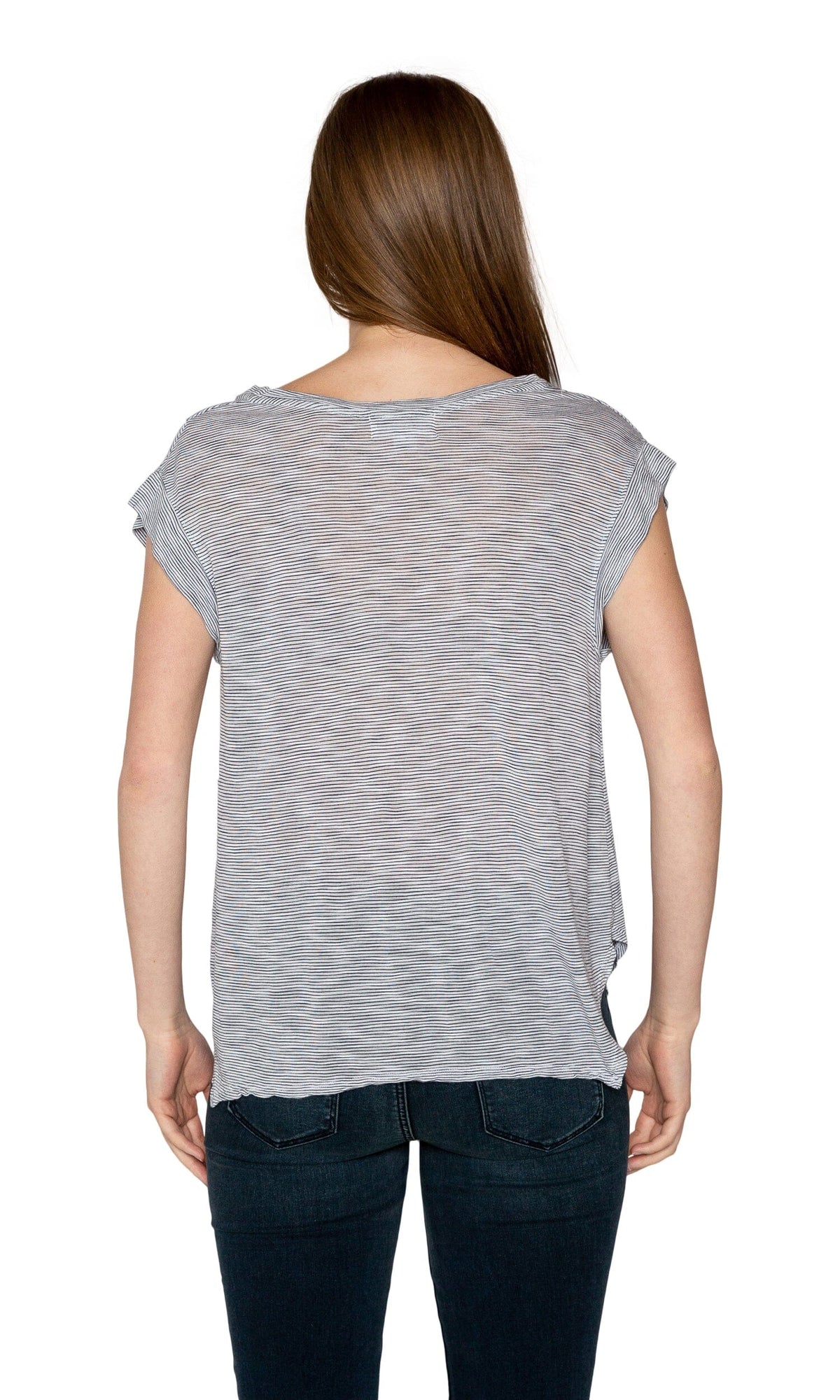 Velvet by Graham &amp; Spencer Hannah Scoop Neck Jersey Tee