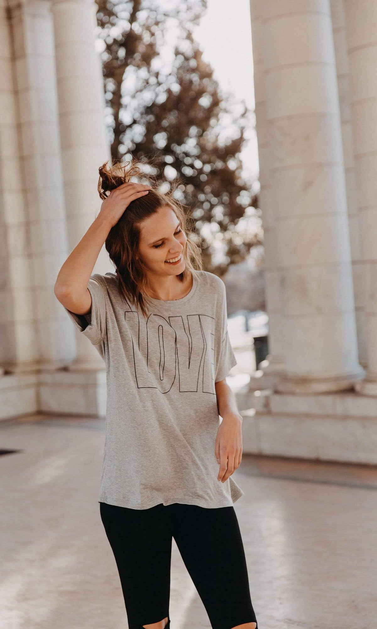 Sundown by River + Sky Love Graphic Sleep Tee