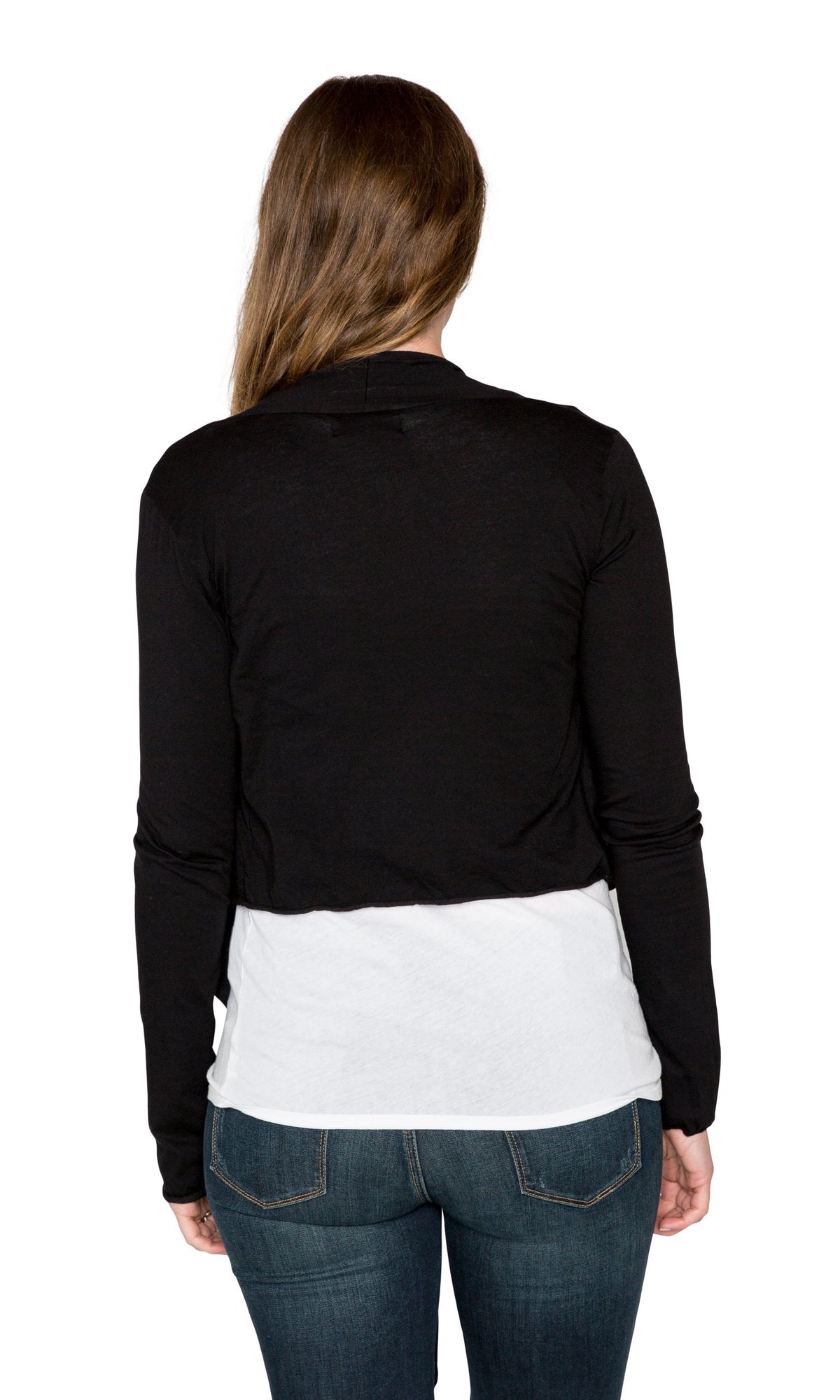 Velvet by Graham &amp; Spencer Pavla Gauzy Whisper Raw Edge Cardigan