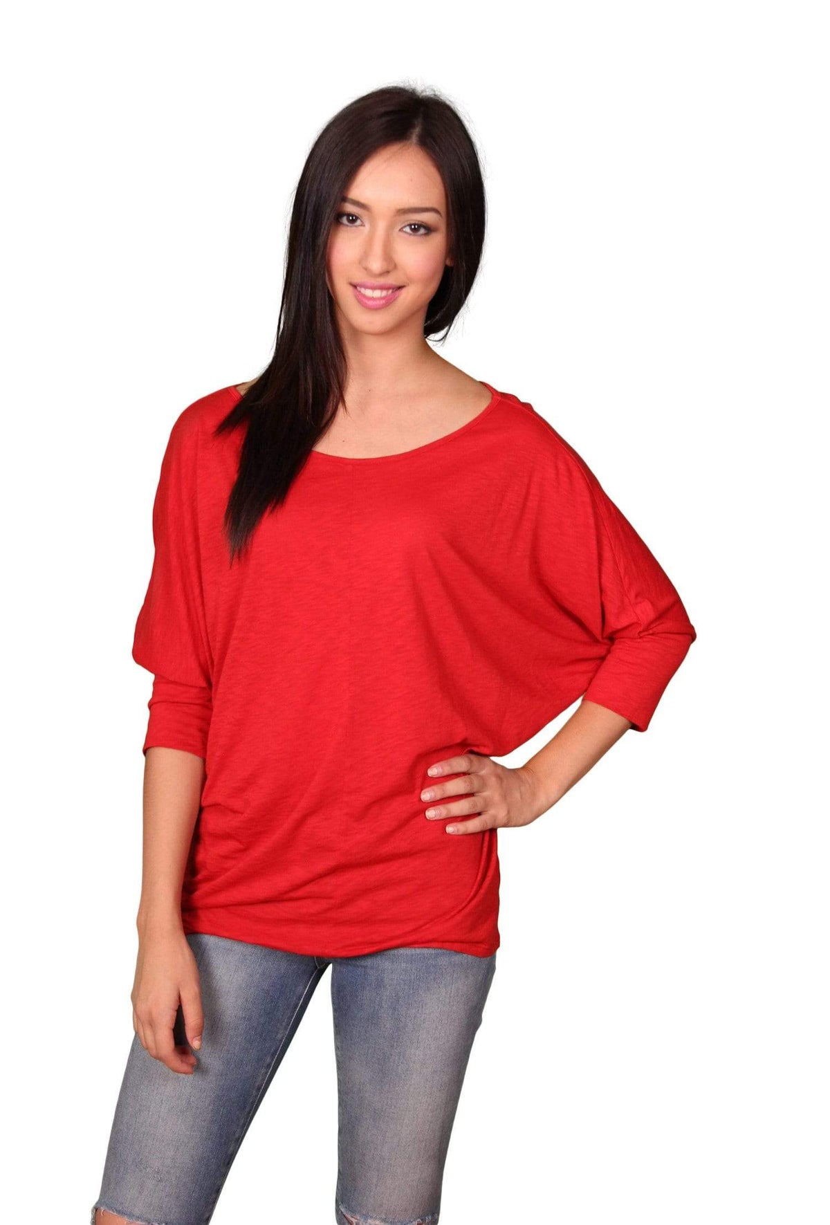 Velvet by Graham &amp; Spencer Deva Luxe Slub Dolman Top