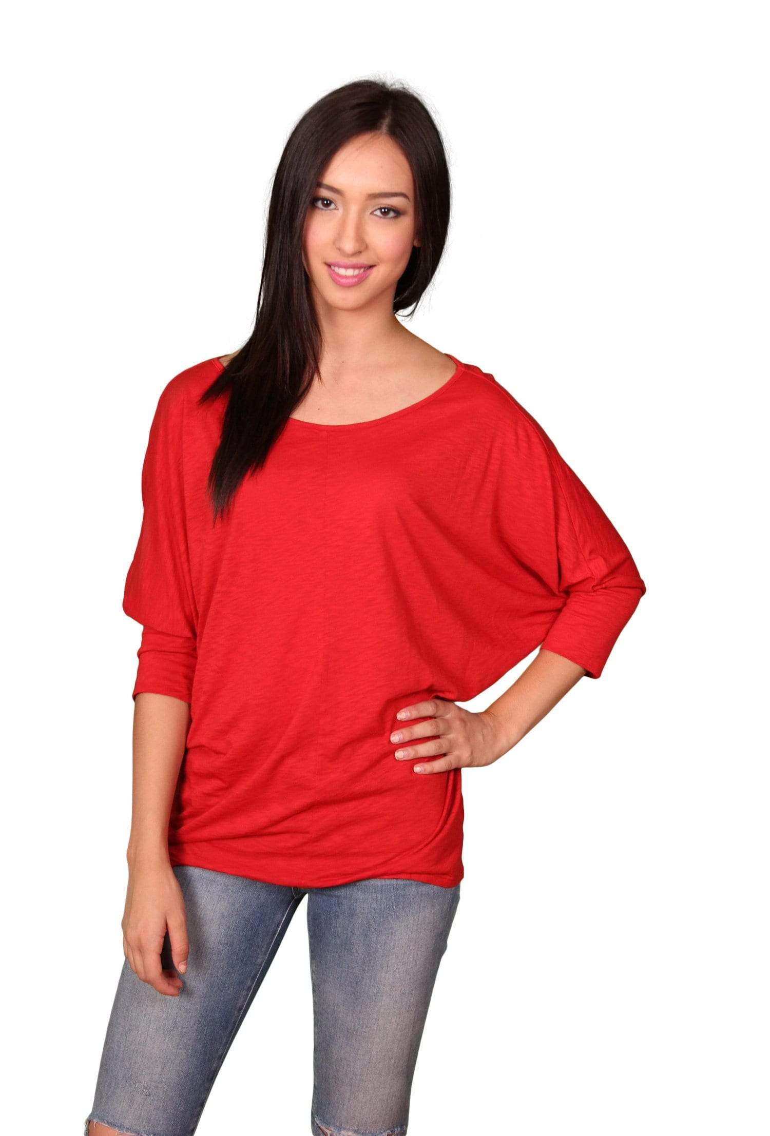 Velvet by Graham & Spencer Deva Luxe Slub Dolman Top