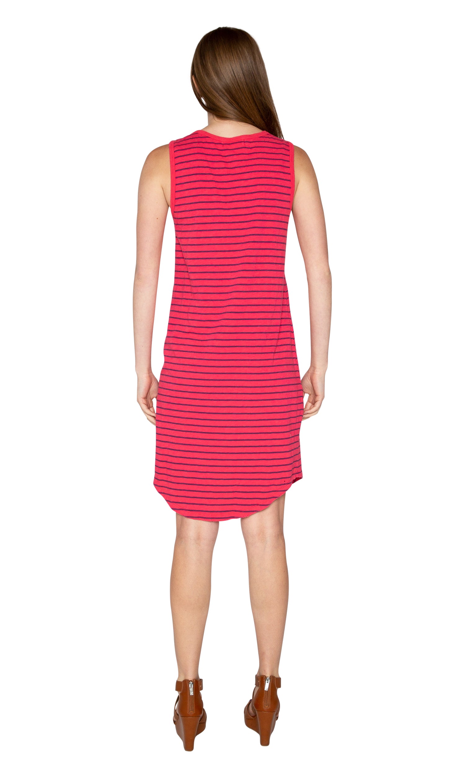 Velvet by Graham & Spencer Evonne Vintage Stripe Cotton Dress