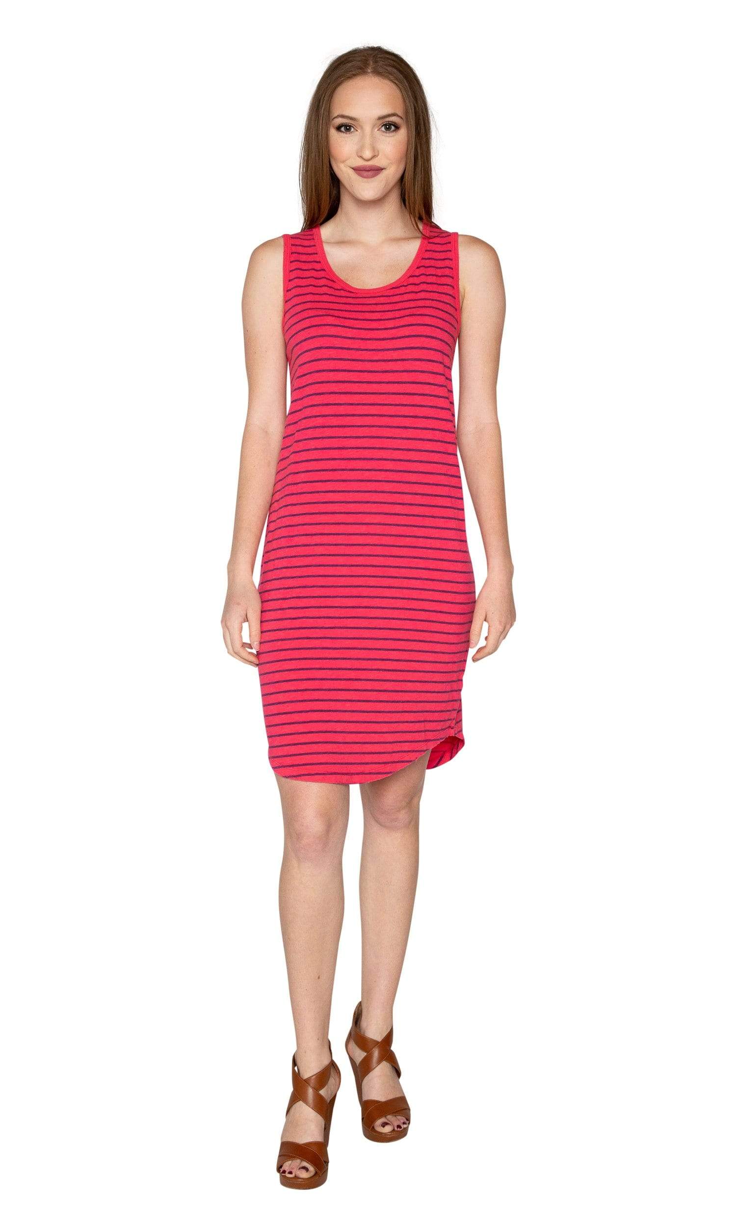 Velvet by Graham & Spencer Evonne Vintage Stripe Cotton Dress