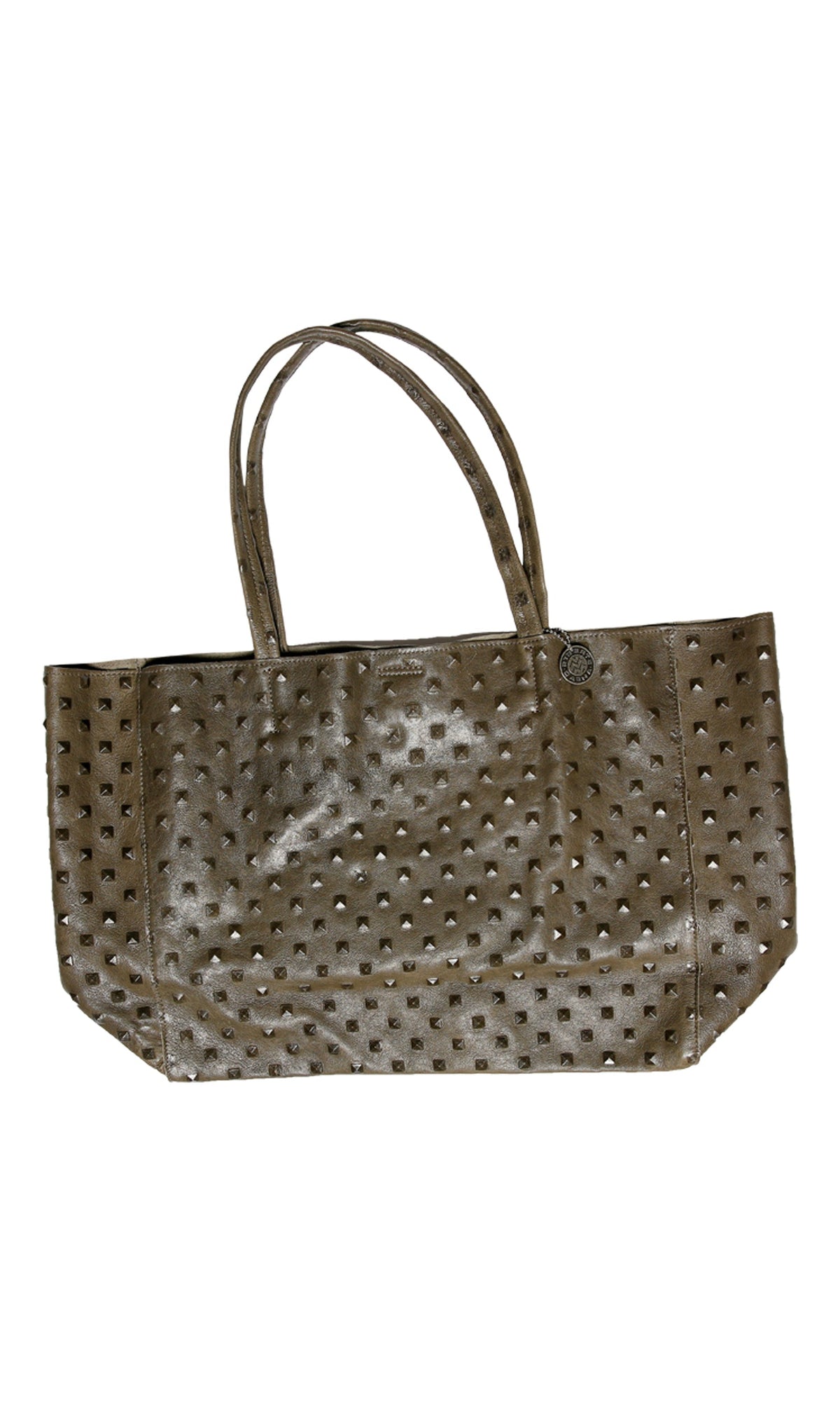 Streets Ahead Charlotte Pyramid Embossed Large Leather Tote