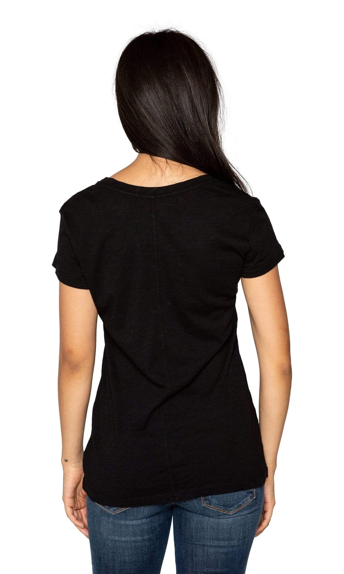 Velvet by Graham &amp; Spencer Odelia03 Cotton Slub Crewneck Tee