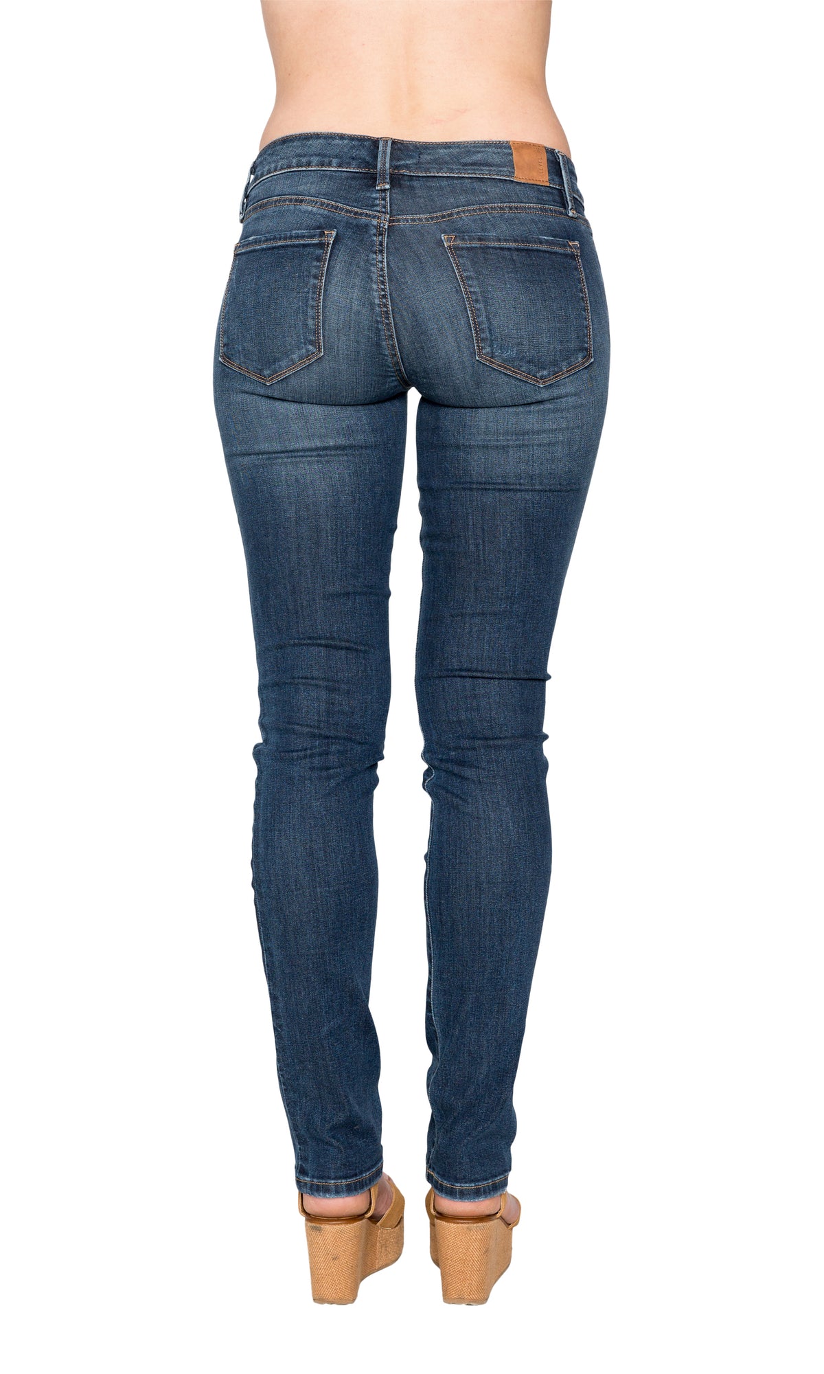 Level 99 Lily Skinny Straight Denim - Zepplin