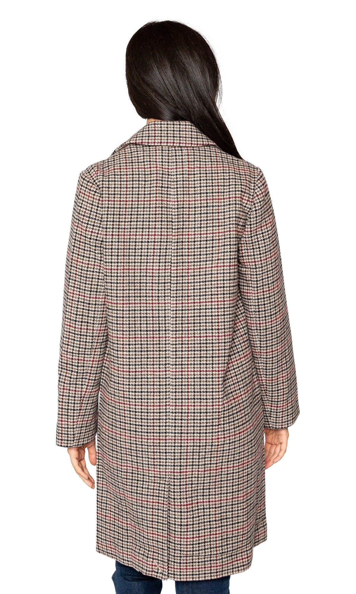 Velvet by Graham &amp; Spencer Graham Houndstooth 3/4 Length Jacket