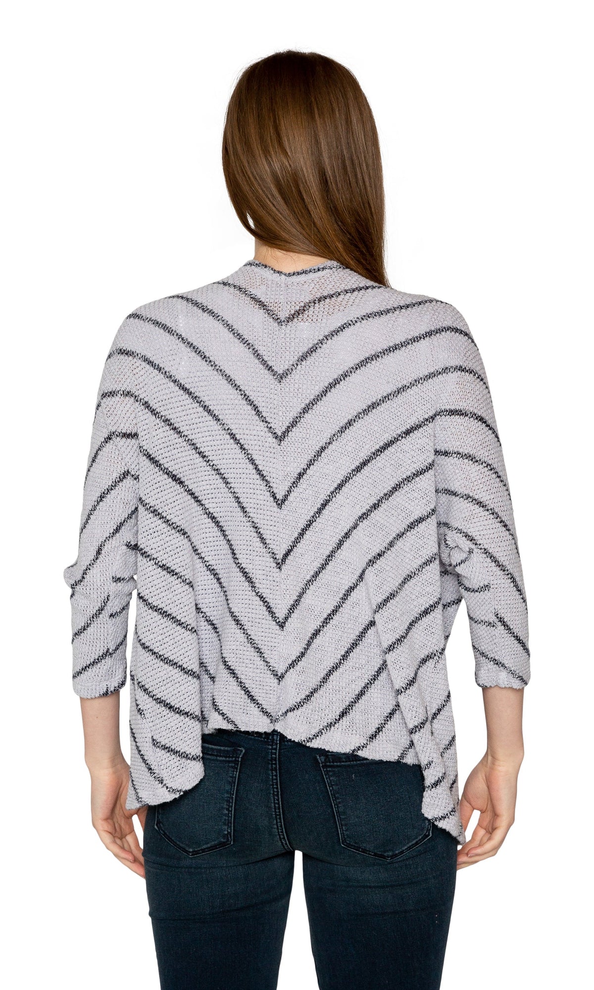 Velvet by Graham &amp; Spencer Calera Striped Dolman Knit Cardigan