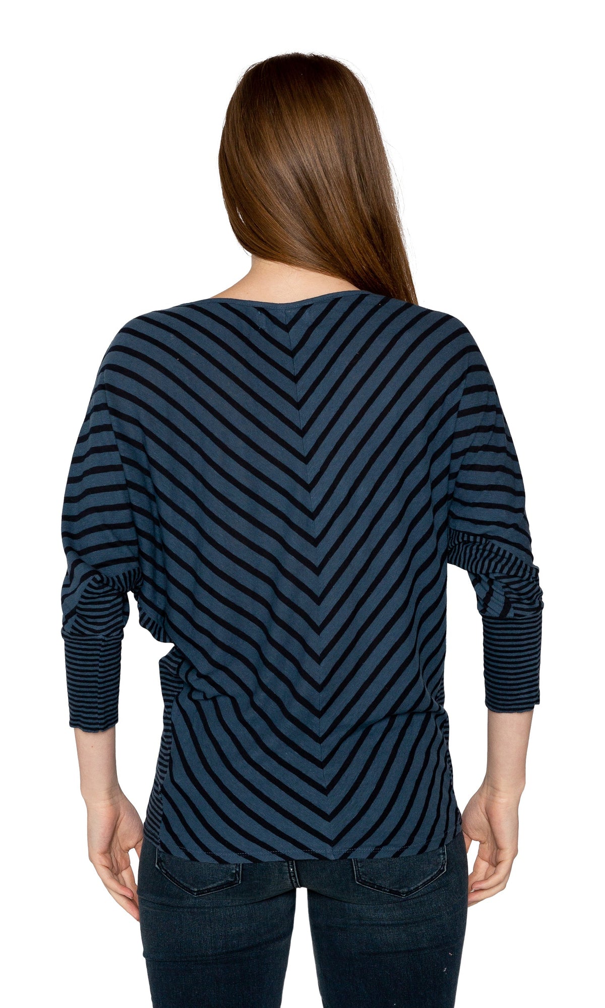 Velvet by Graham &amp; Spencer Suna Mixed Stripes Dolman Top