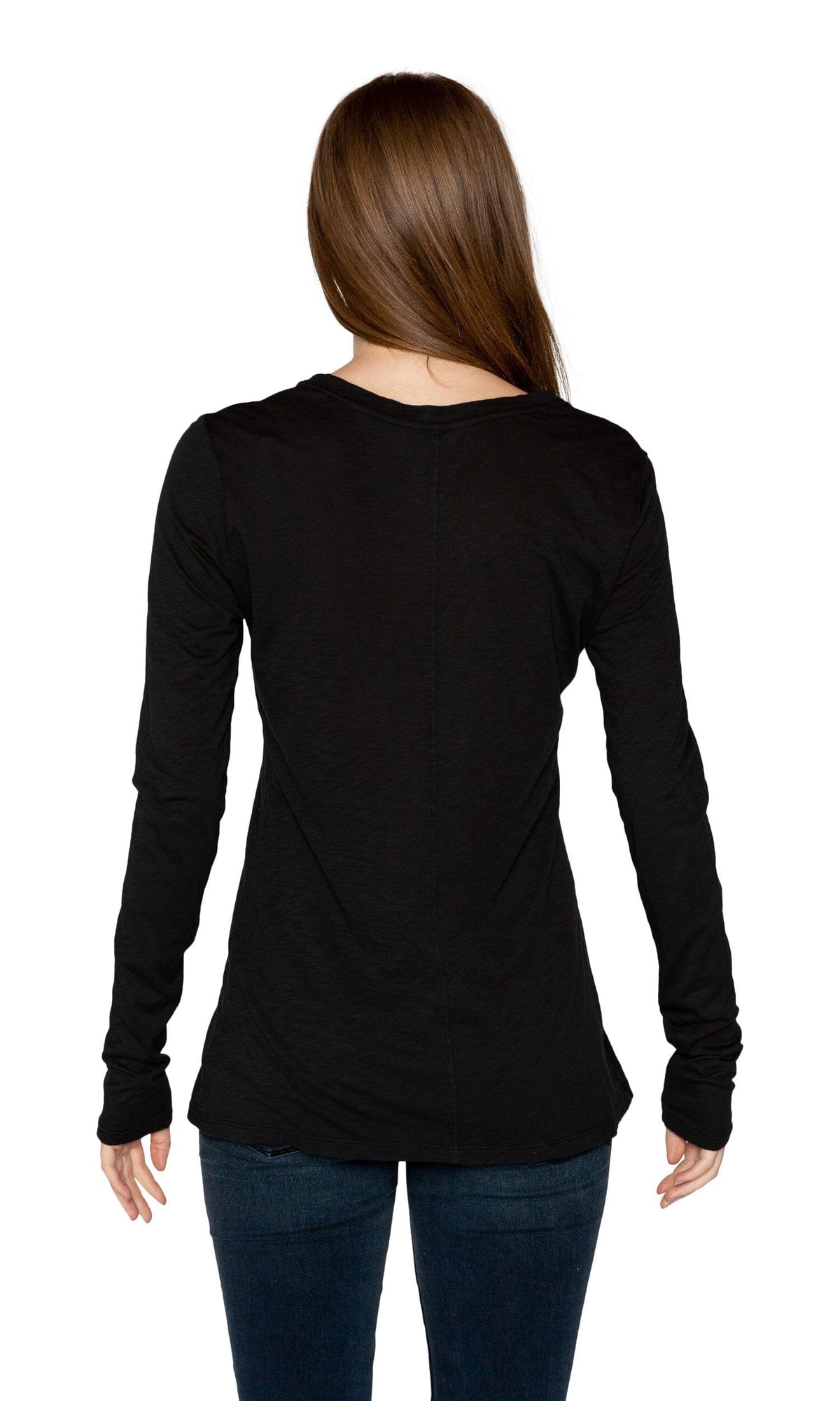 Velvet by Graham &amp; Spencer Giana Luxe Slub Round Neck Top