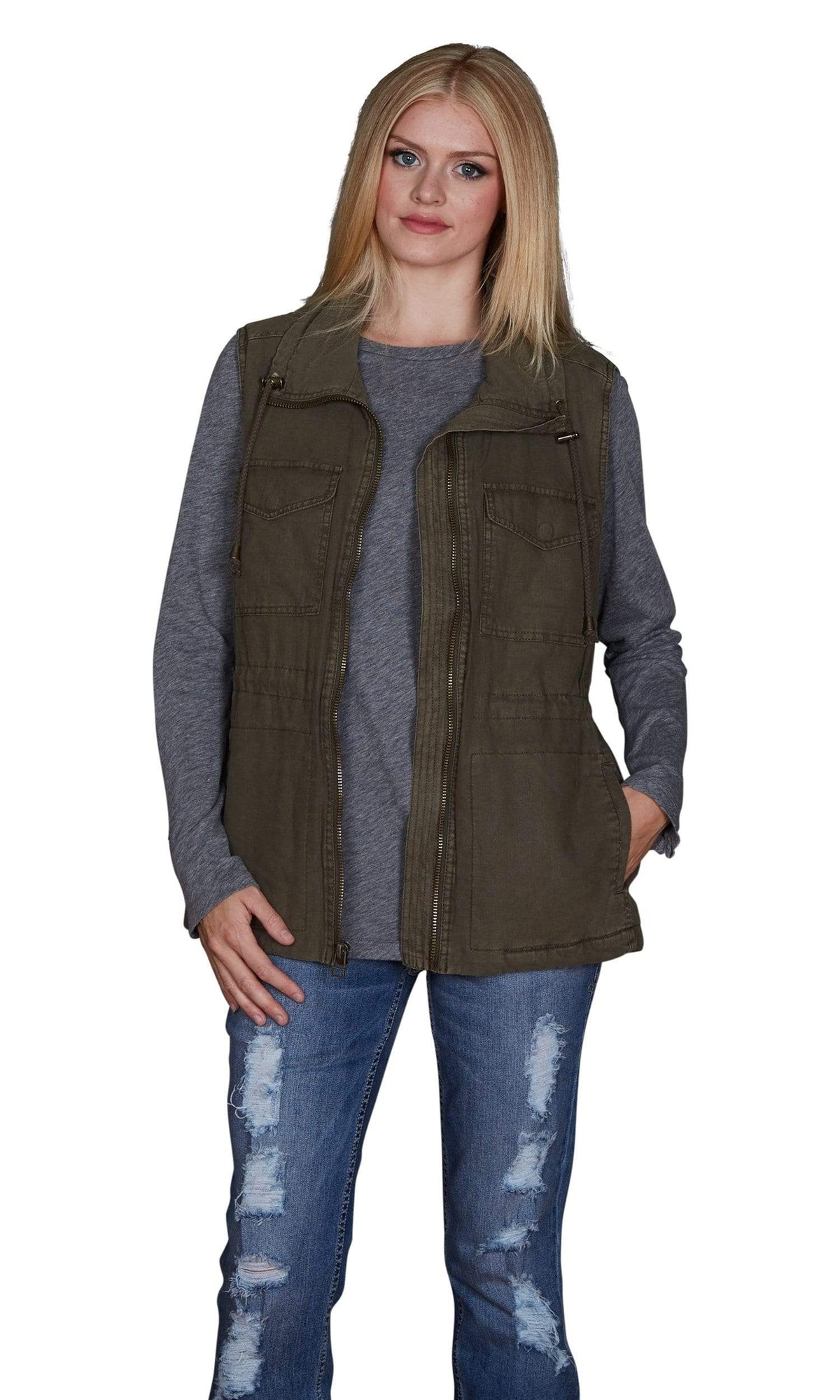 Velvet by Graham &amp; Spencer Waylin Padded Anorak Vest