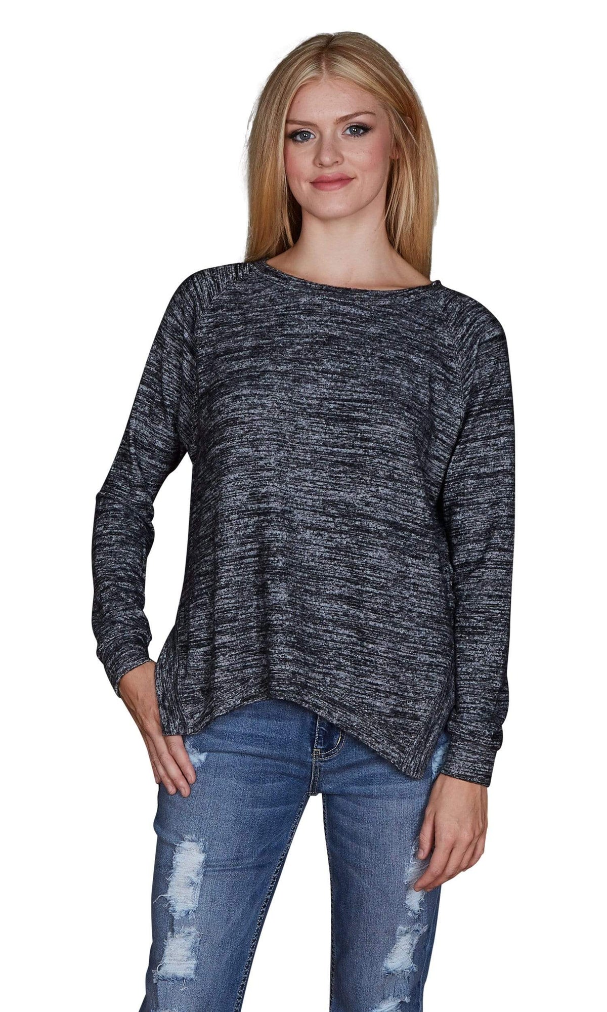 Velvet by Graham &amp; Spencer Cade Cozy Jersey Crewneck Top