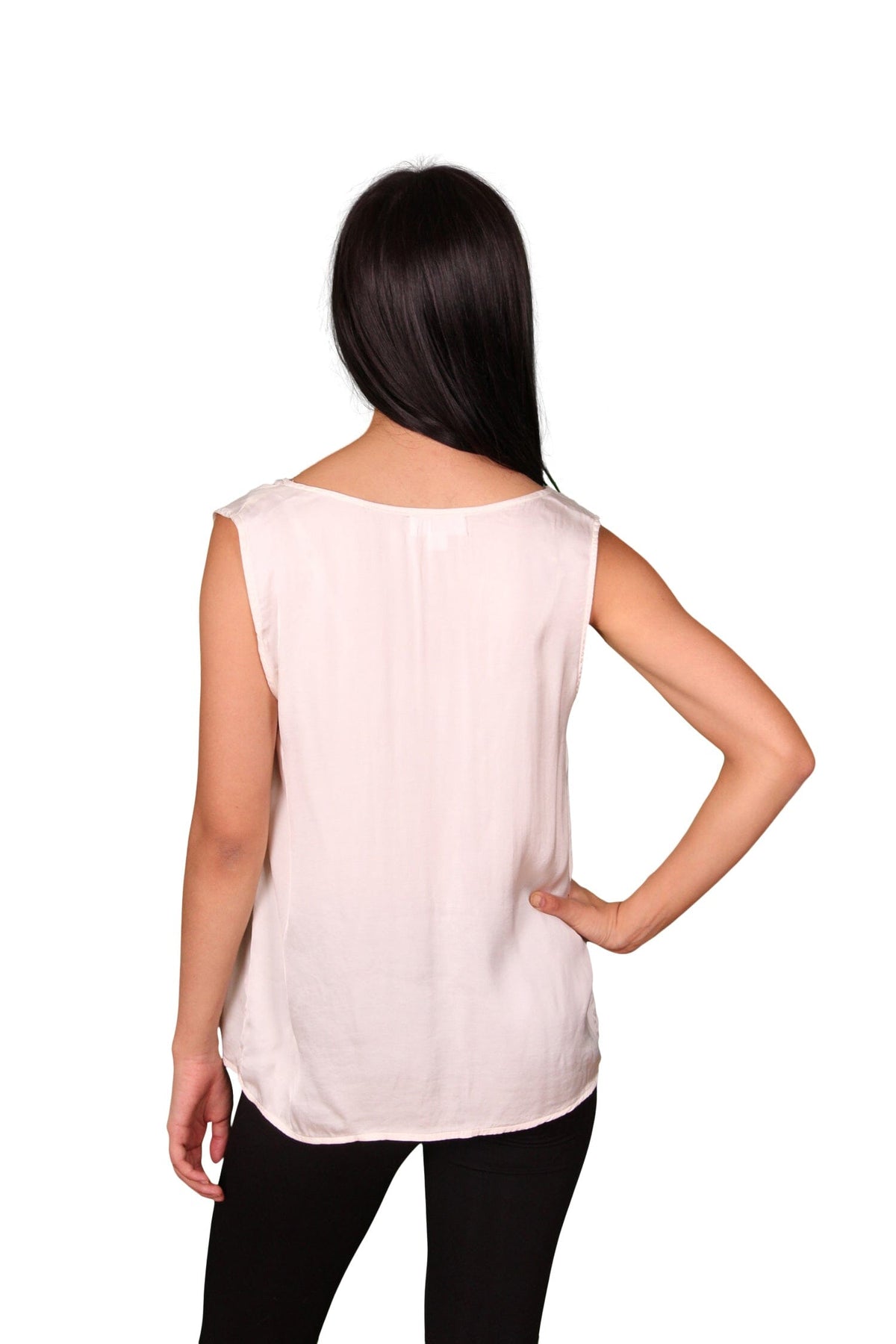 Velvet by Graham &amp; Spencer Shandy Satin Tie Neck Blouse