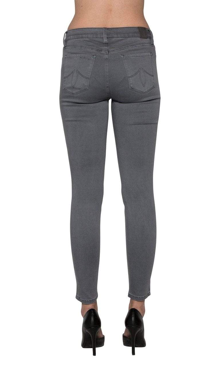 Level 99 Janice Mid Rise Skinny Denim - Smokey