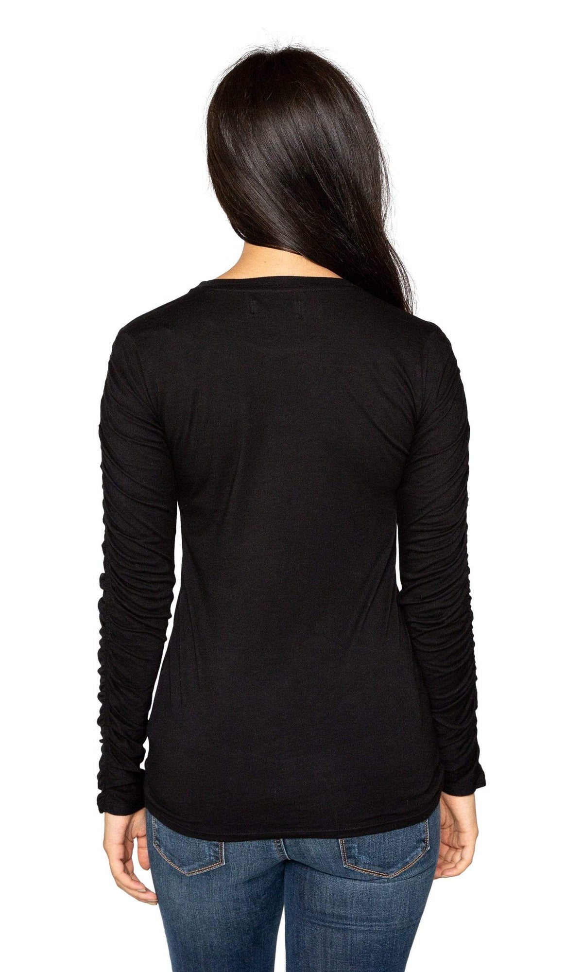 Velvet by Graham &amp; Spencer Miss Shirred Sleeve Top