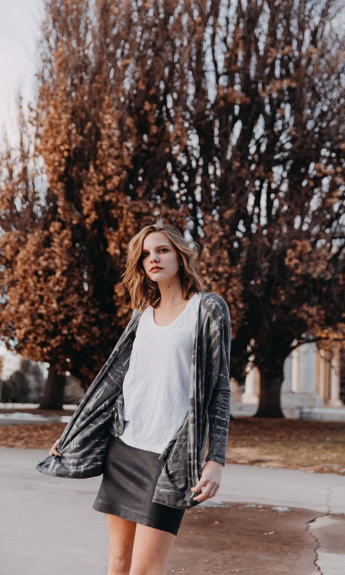 River + Sky Night Out Tie Dye Cardigan