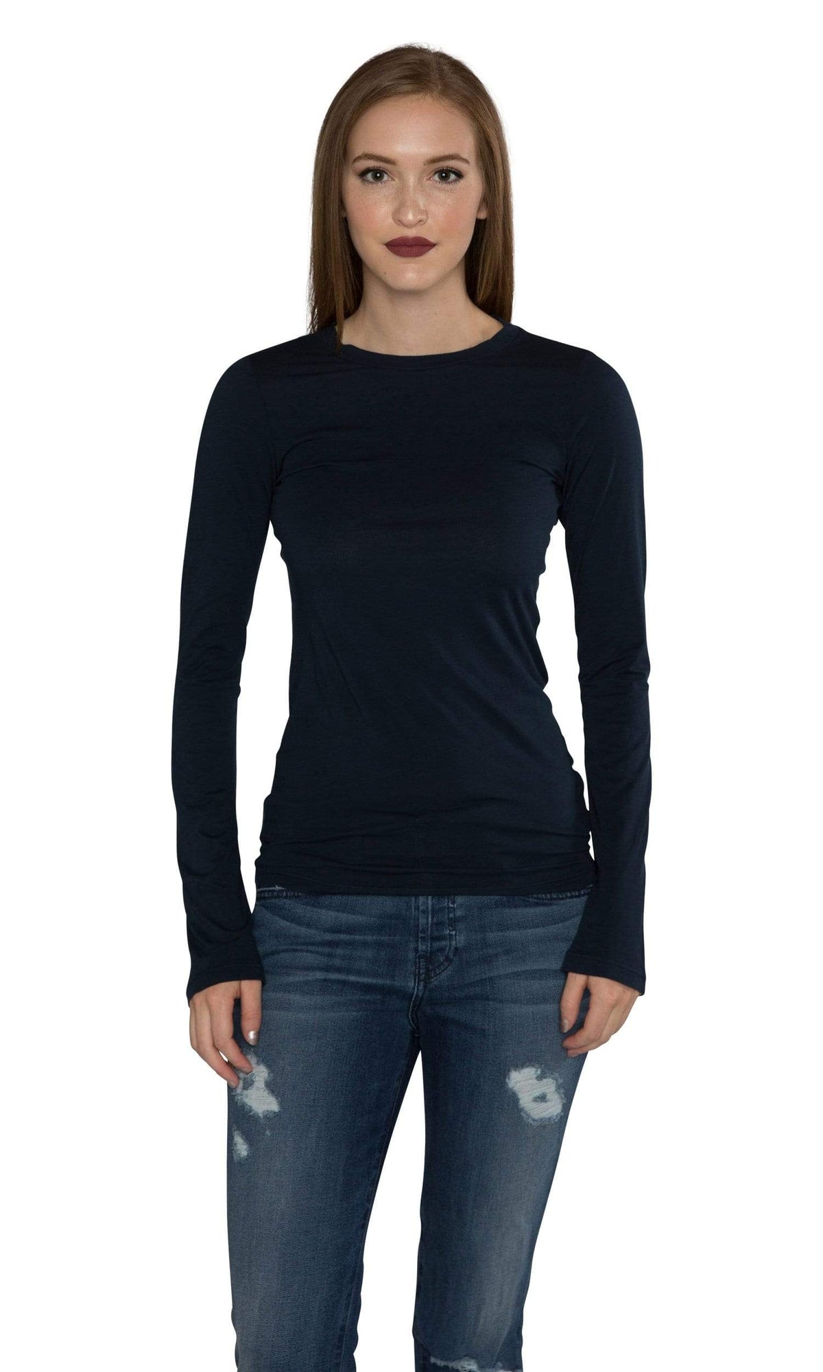 Velvet by Graham &amp; Spencer Zofina05 Gauzy Whisper Crew Neck Top