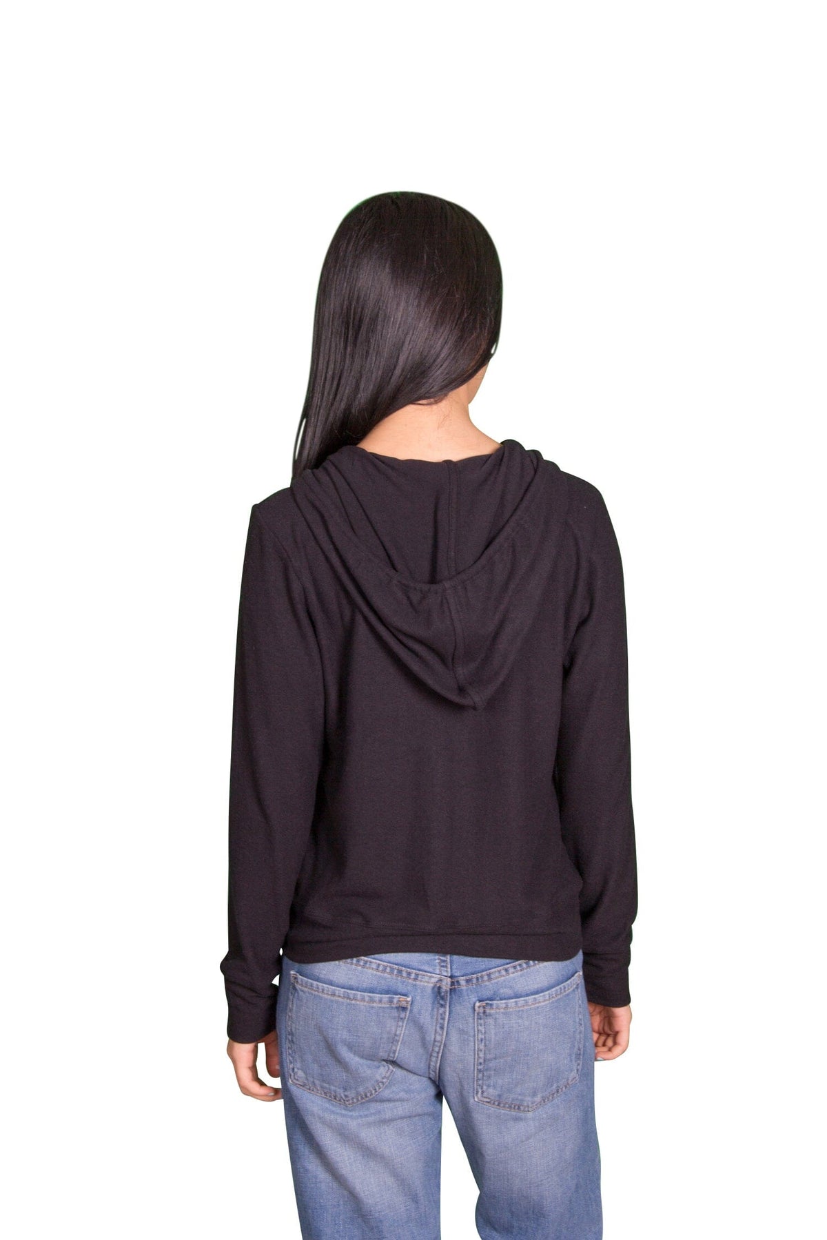 Velvet by Graham &amp; Spencer Aviana Cozy Jersey Zip Up Hoodie