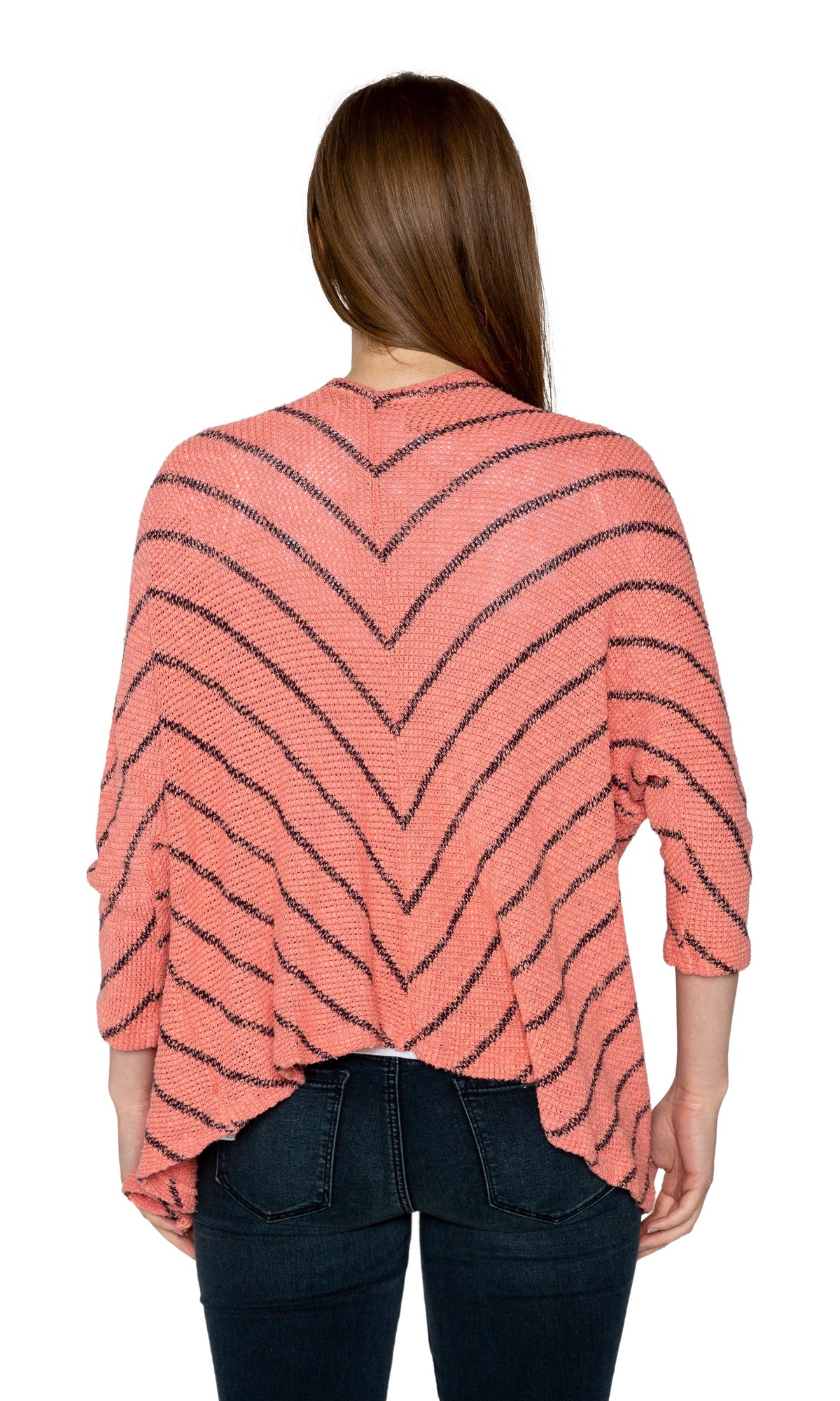 Velvet by Graham &amp; Spencer Calera Striped Dolman Knit Cardigan