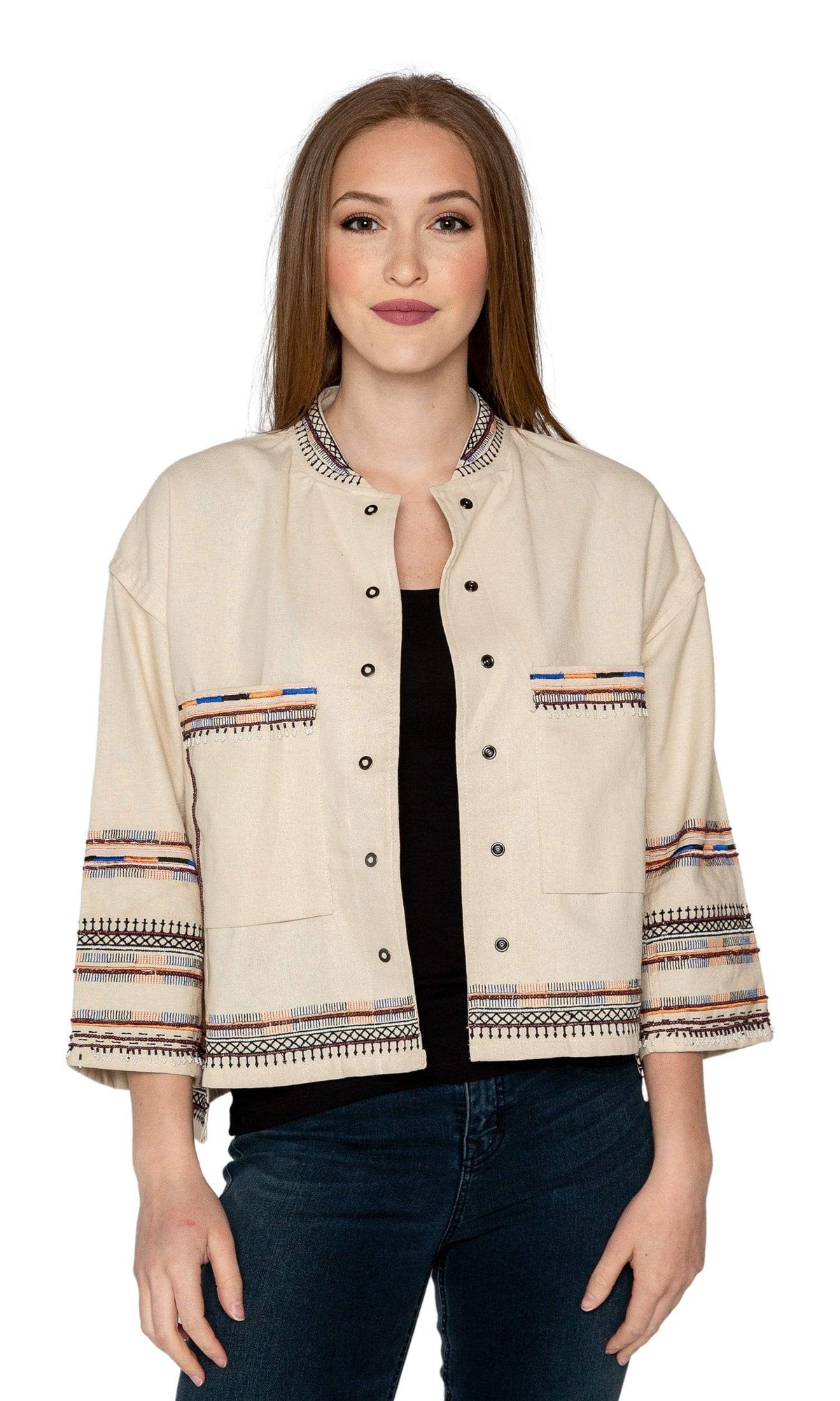 Velvet by Graham &amp; Spencer Billee Embroidered Jacket