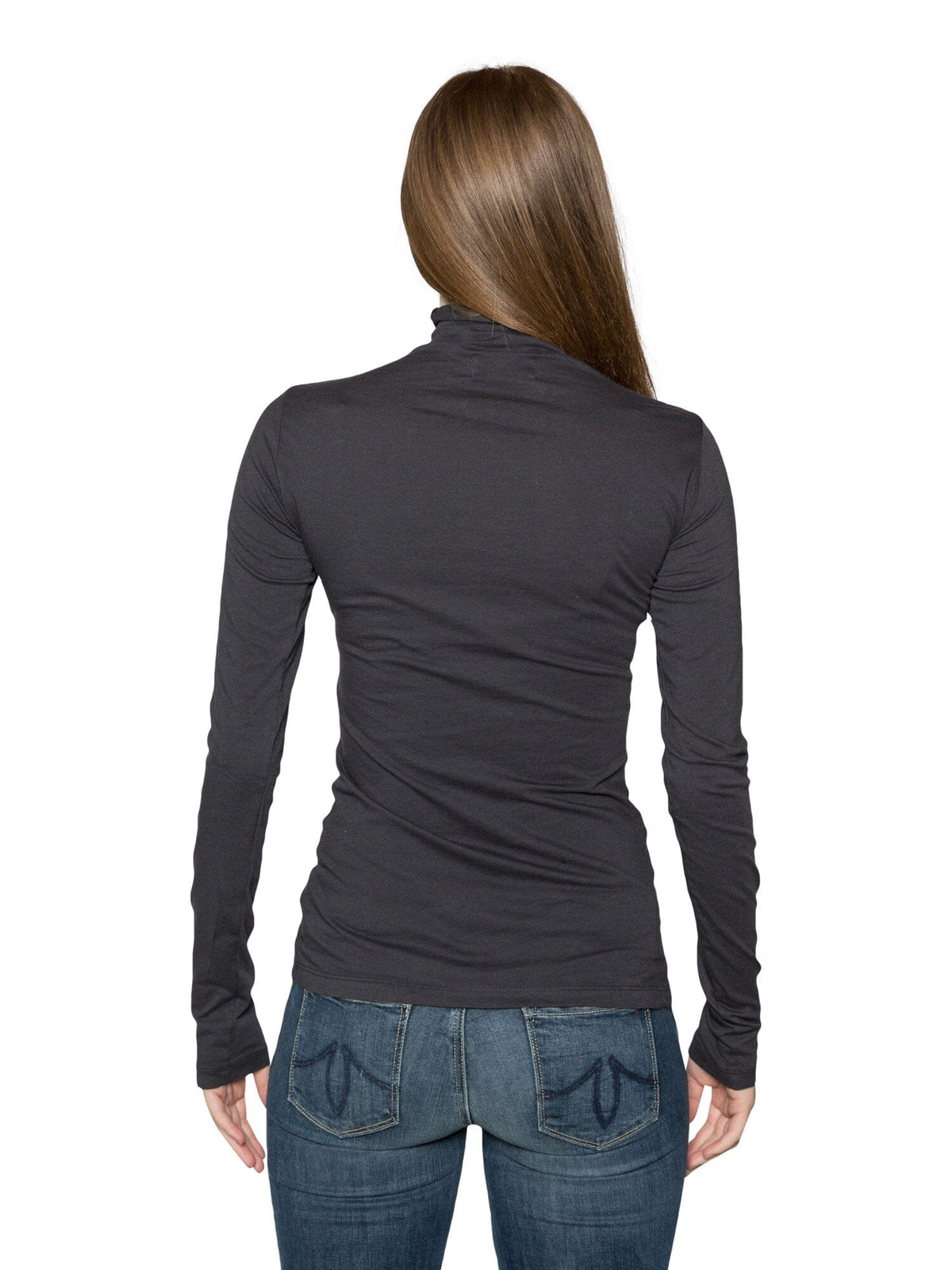 Velvet by Graham &amp; Spencer Talisia05 Gauzy Whisper Turtleneck Top.