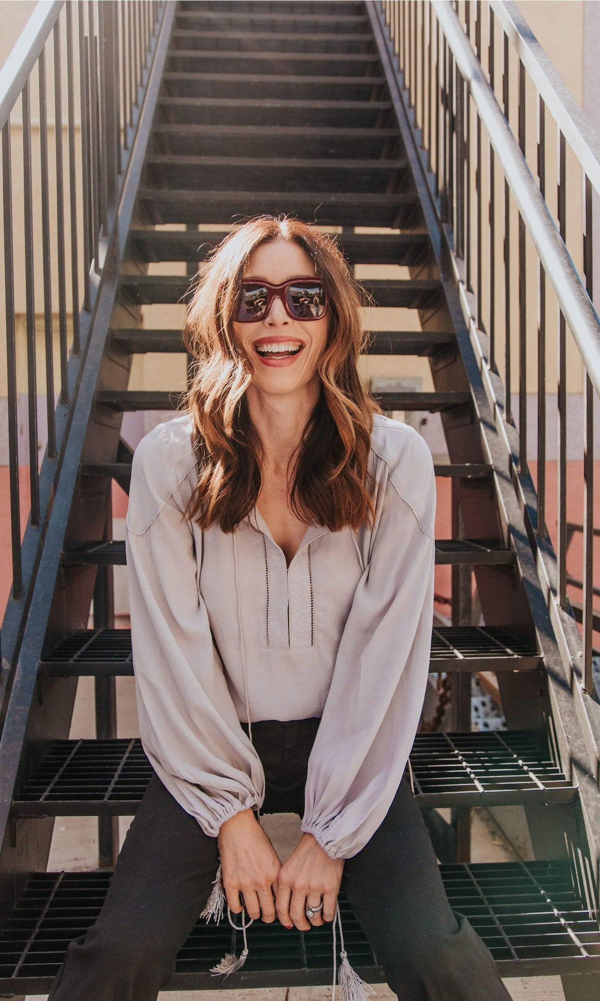 ASTR Ida Tassle Blouse