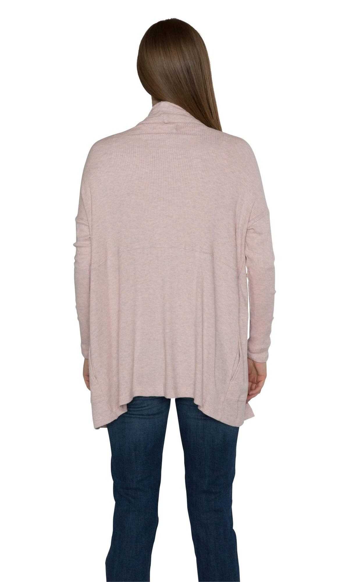 Velvet by Graham &amp; Spencer Ava Cozy Jersey Ribbed Cardigan