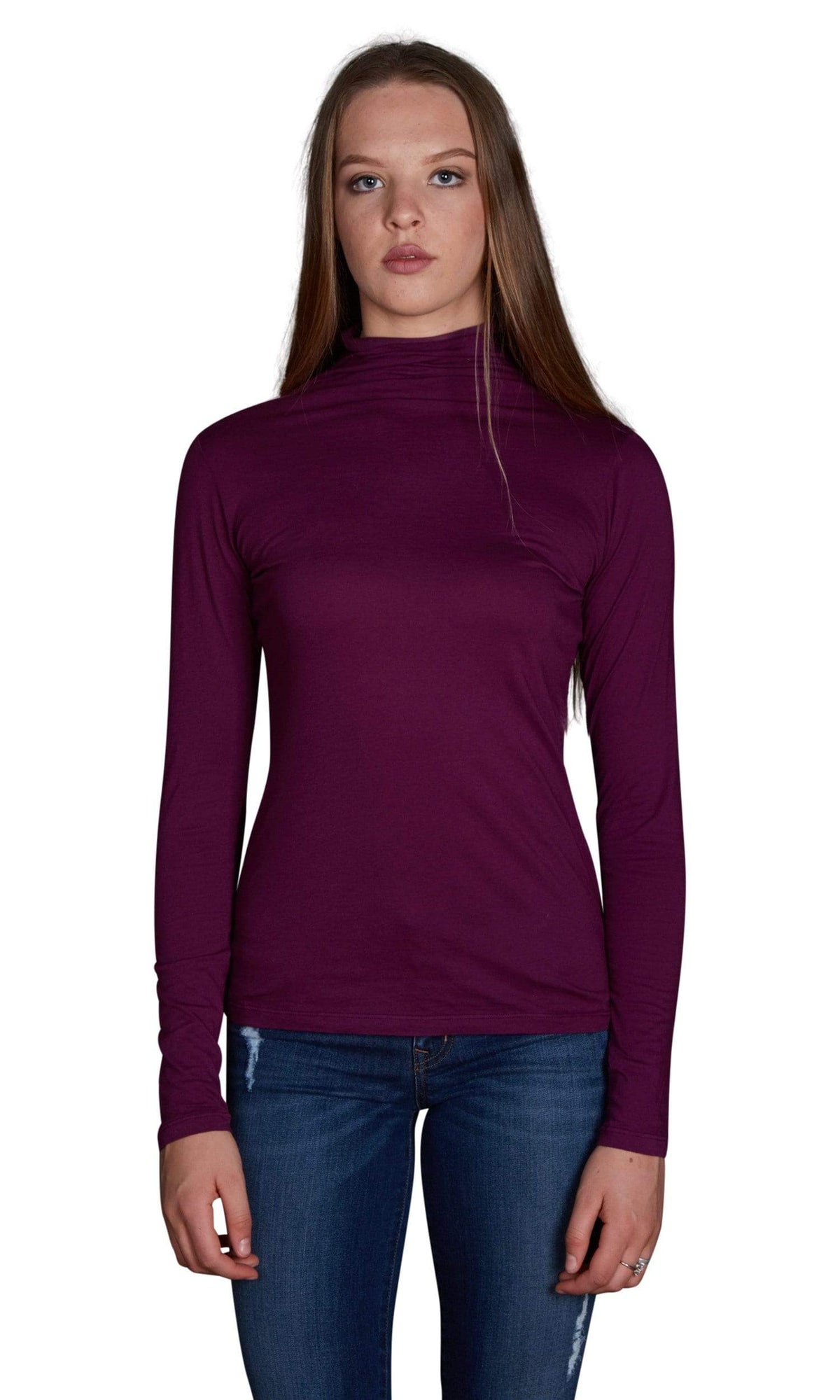 Velvet by Graham &amp; Spencer Talisia Gauzy Whisper Turtleneck Top