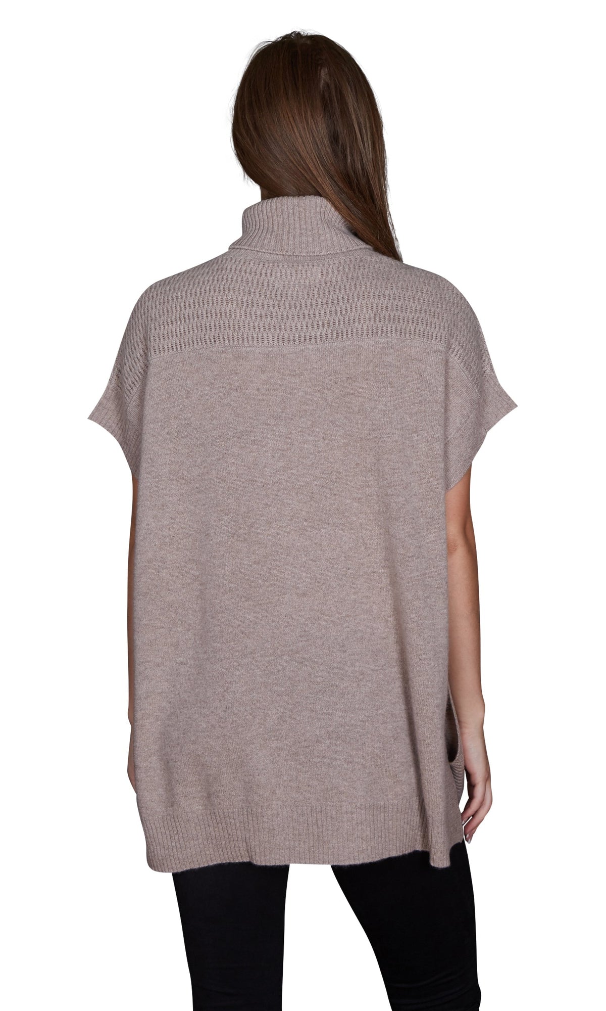 Velvet by Graham &amp; Spencer Quinny Cashmere Poncho Sweater