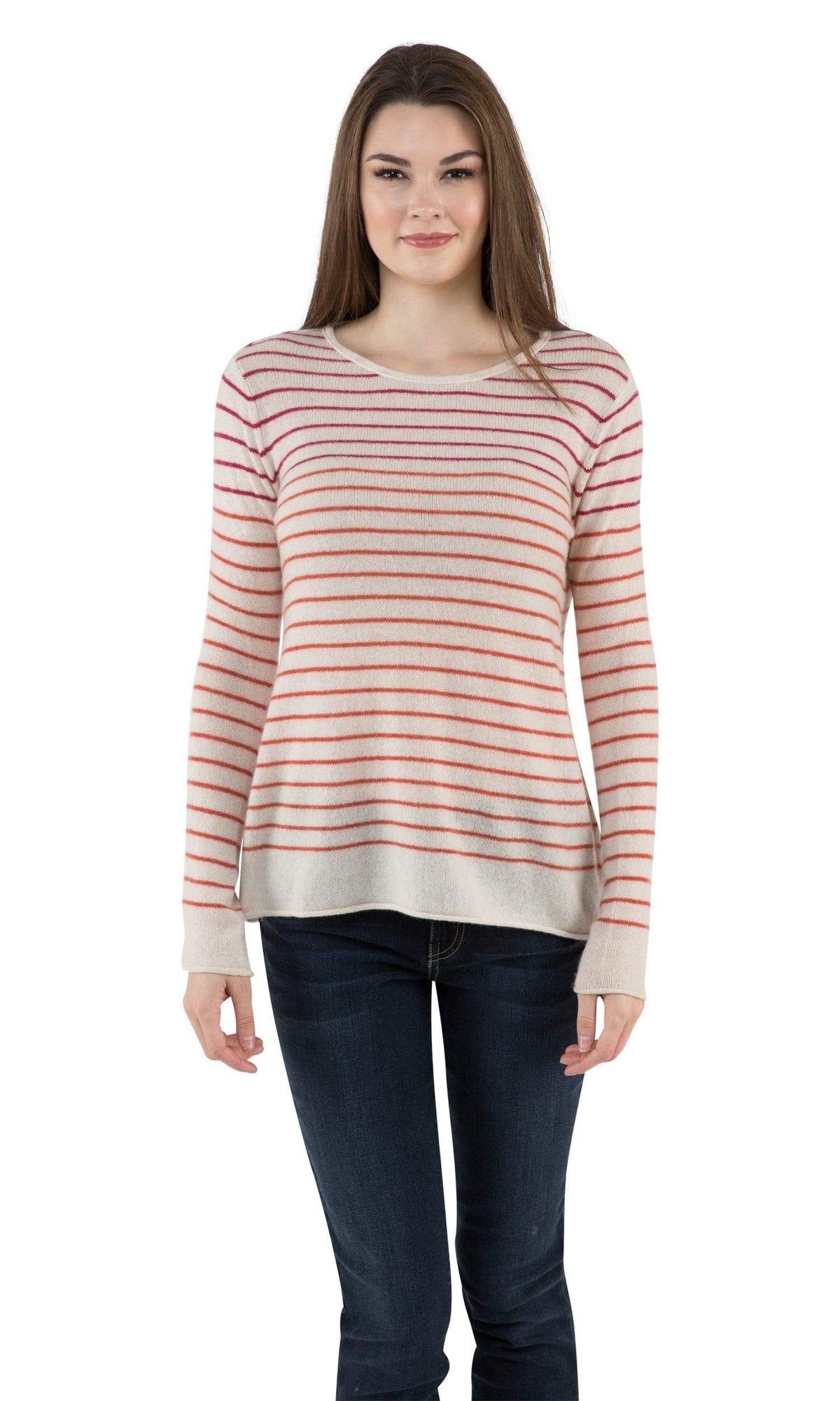 Velvet by Graham &amp; Spencer Adarah Striped Cashmere Sweater