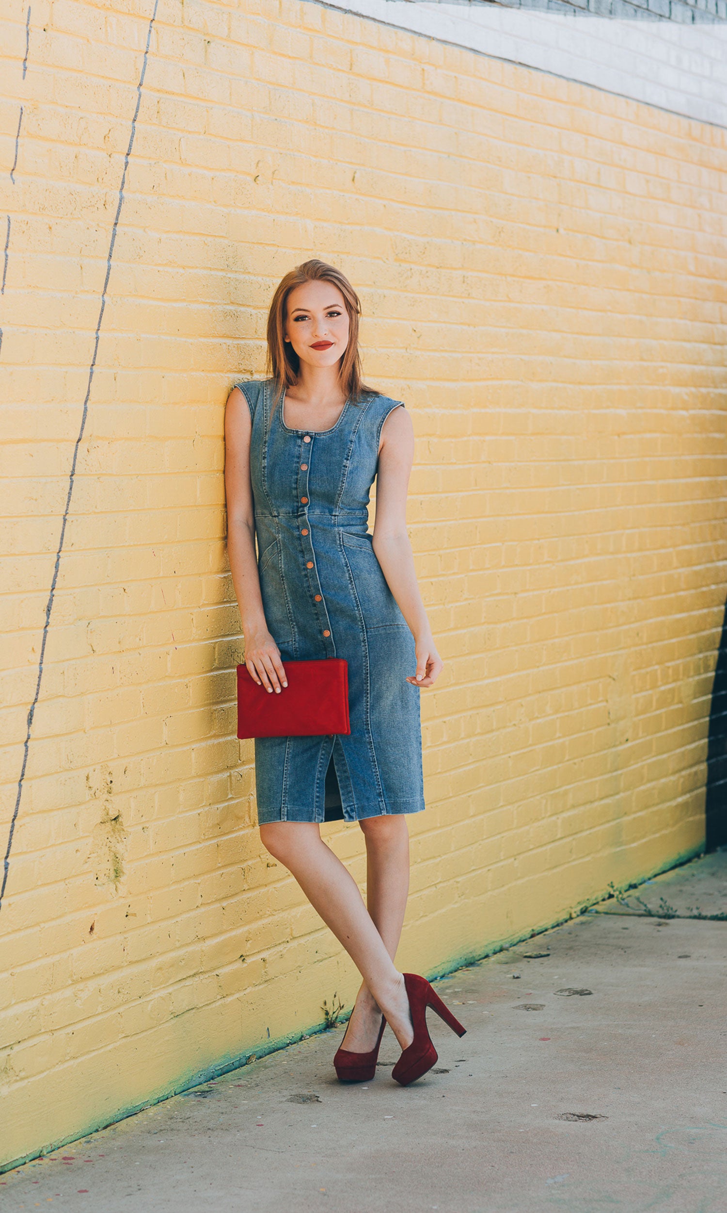 level 99 denim dress dress jean Level 99 Julien Denim Snap Dress available in Mapleton