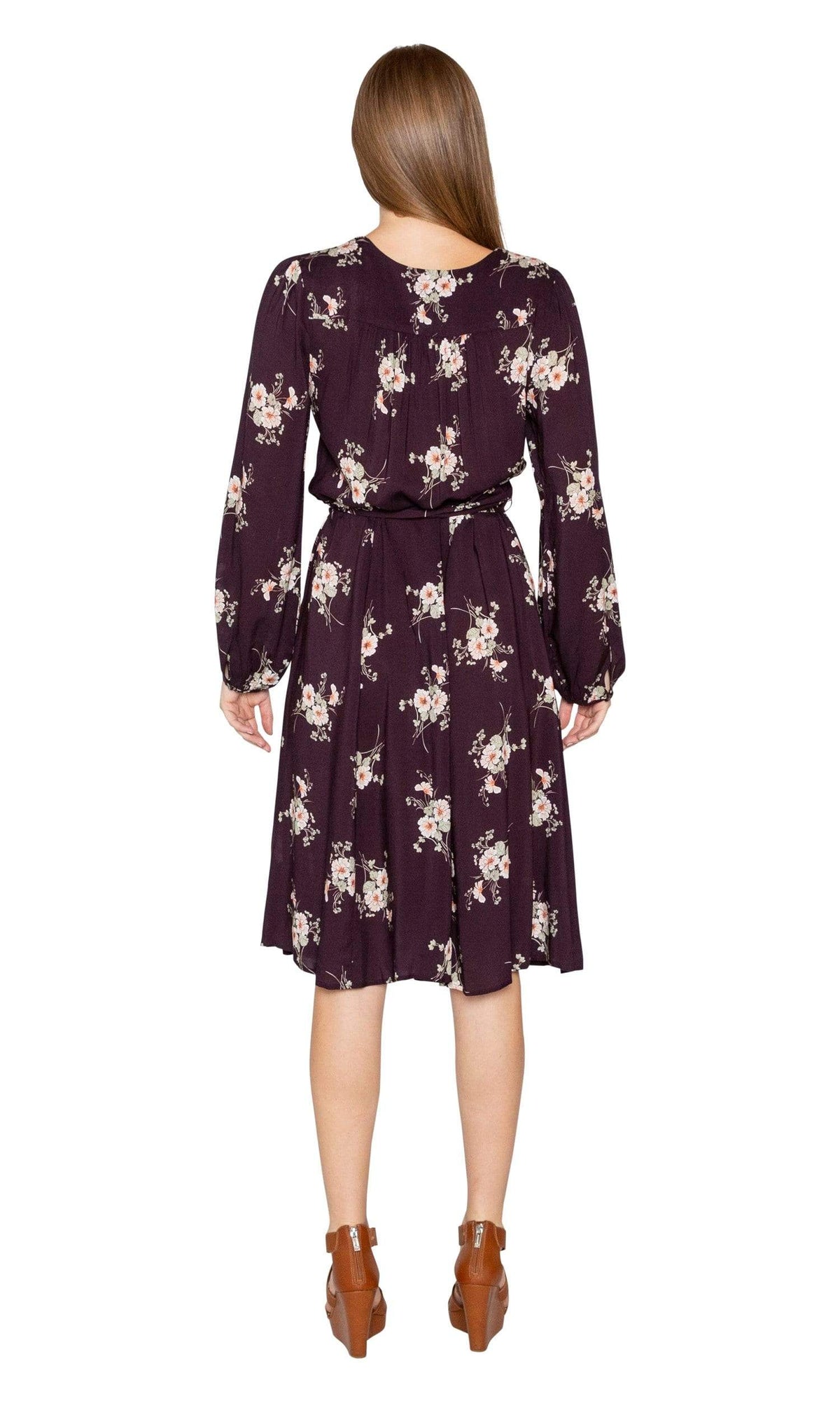 Velvet by Graham &amp; Spencer Pomona Floral Printed Challis Wrap Dress