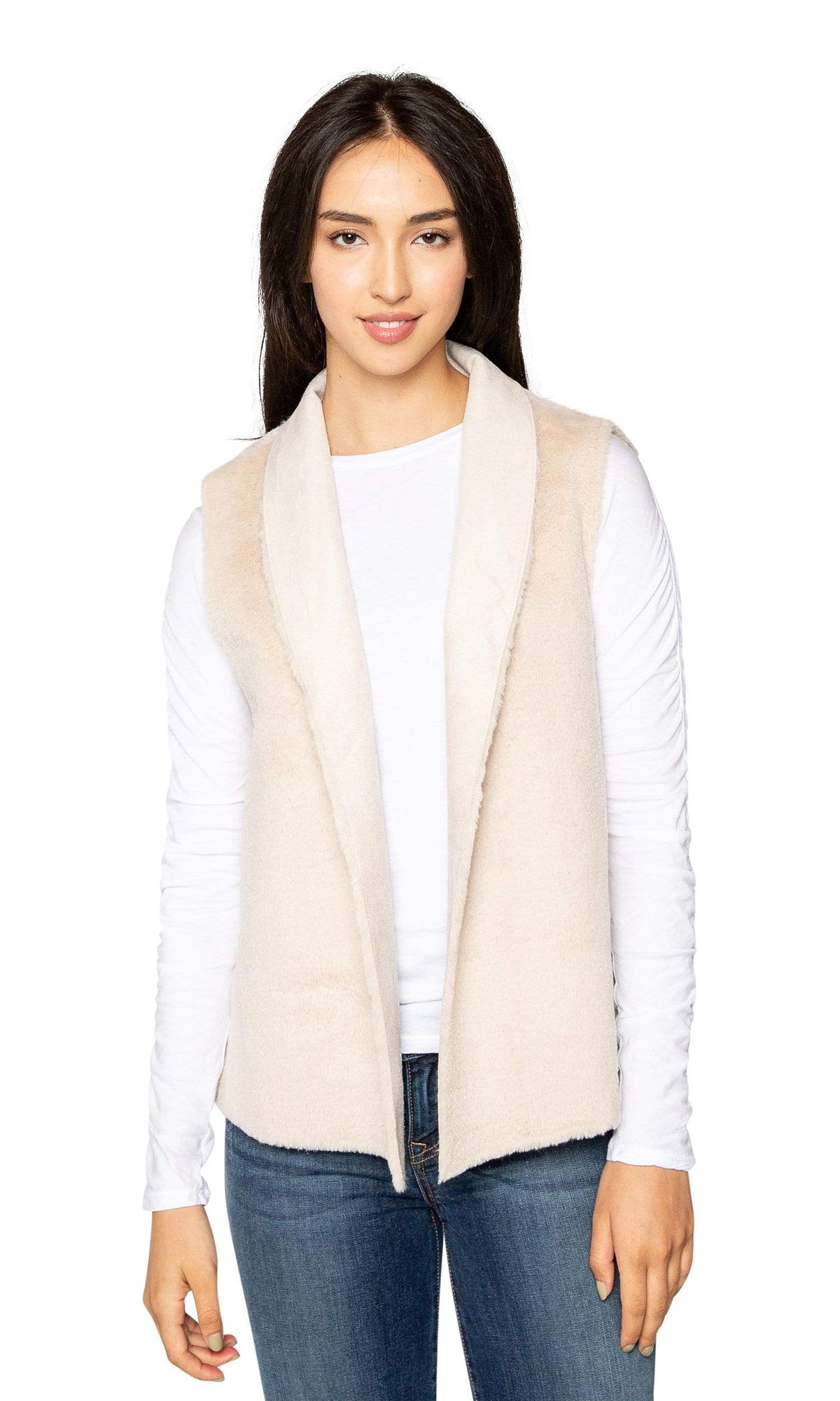 Velvet by Graham &amp; Spencer Yvette Lux Faux Fur Vest