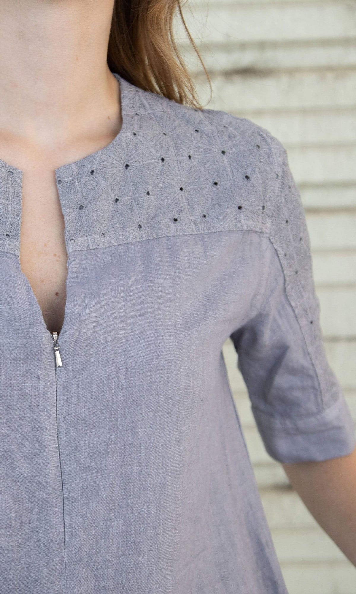 Haris Cotton Linen Shift Dress