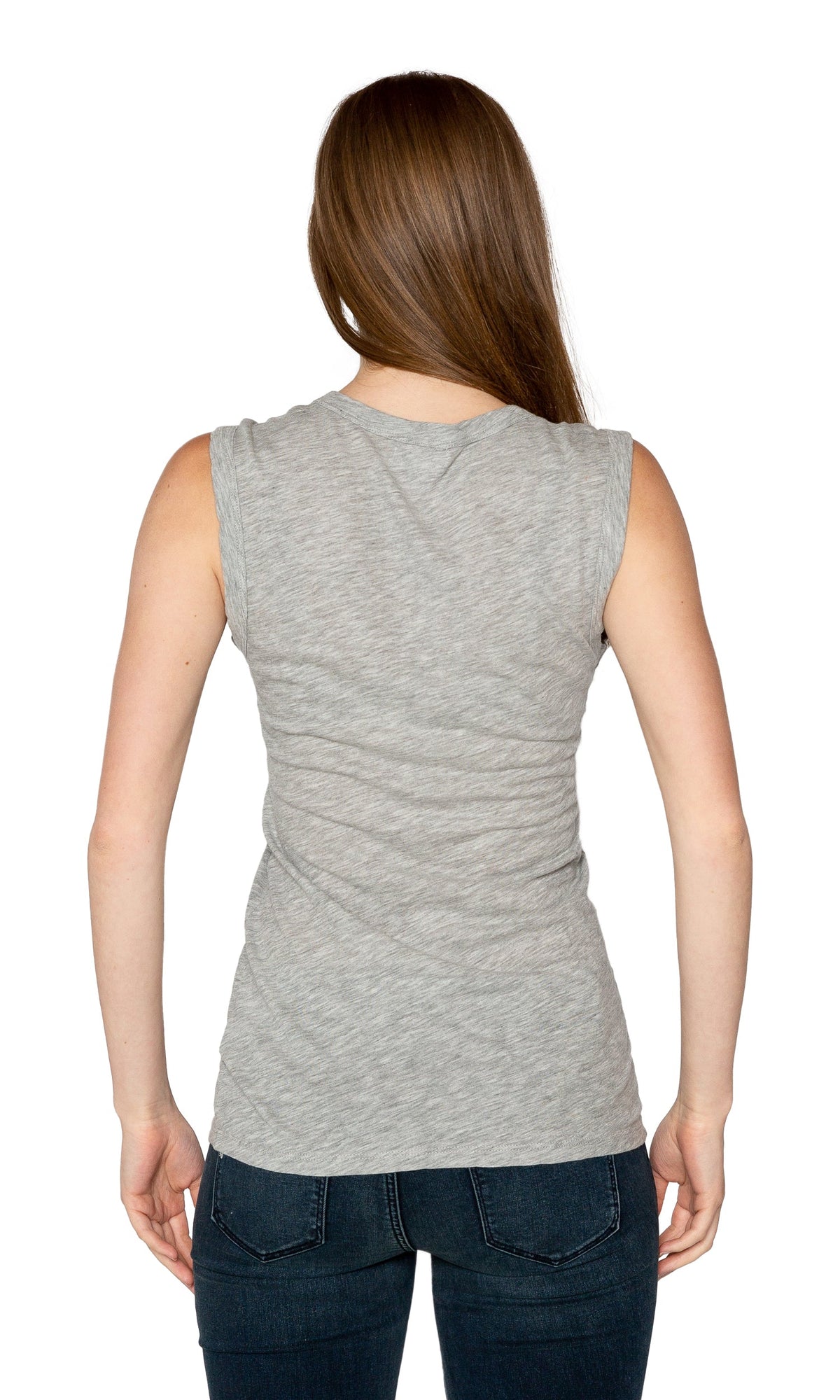 Velvet by Graham &amp; Spencer Estina05-L Gauzy Whisper Scoop Neck Tank Top - LHG