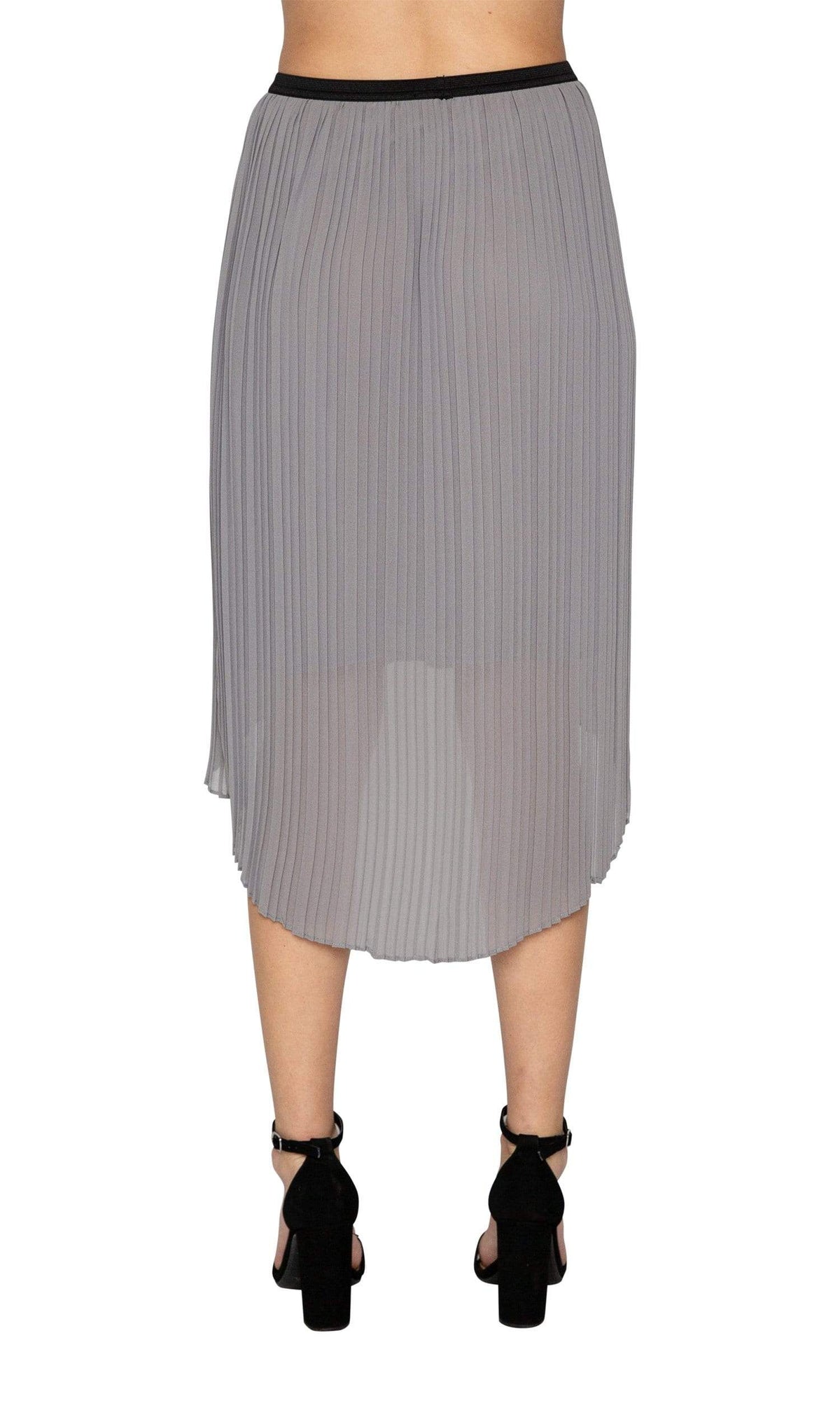 Velvet by Graham &amp; Spencer Ivanna Hi Low Pleated Skirt