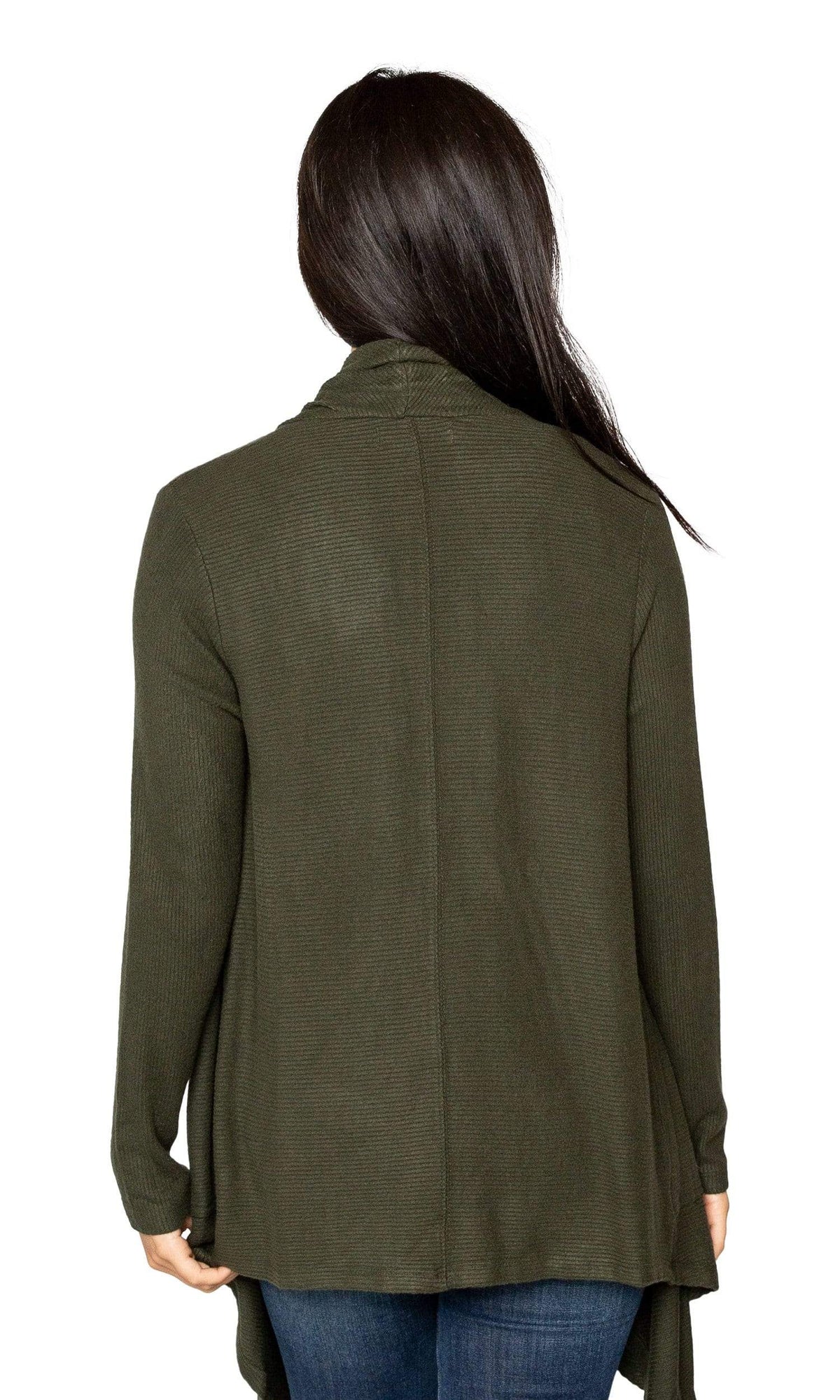 Velvet by Graham &amp; Spencer Soraya Cozy Jersey Ribbed Cardigan