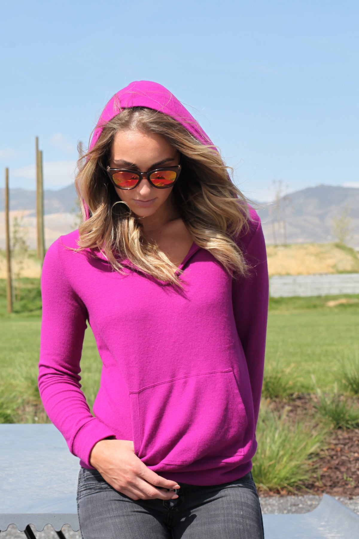 Velvet by Graham &amp; Spencer Laurentia Cozy Jersey Hoodie