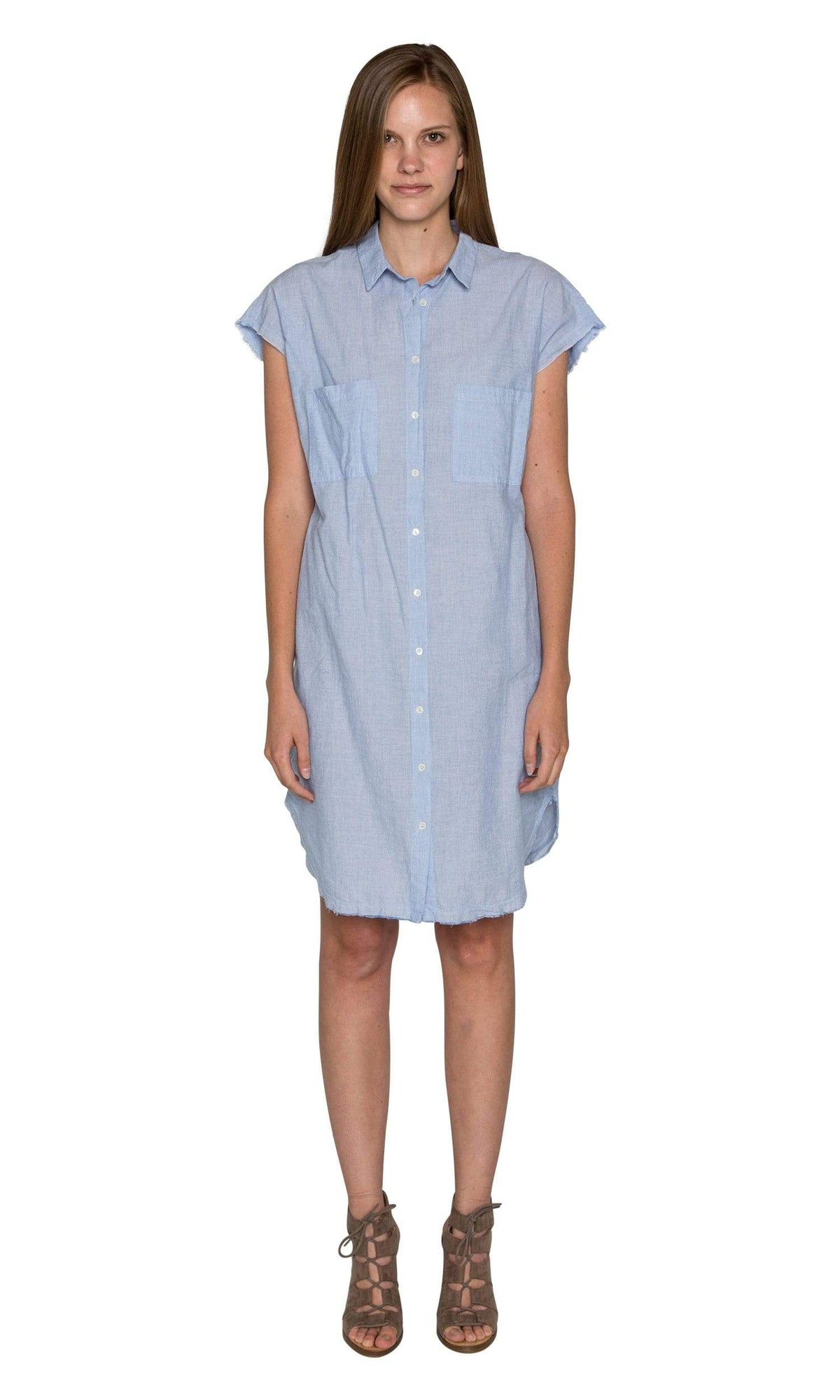 Velvet by Graham &amp; Spencer Arleen Cotton Poplin Button-up Dress